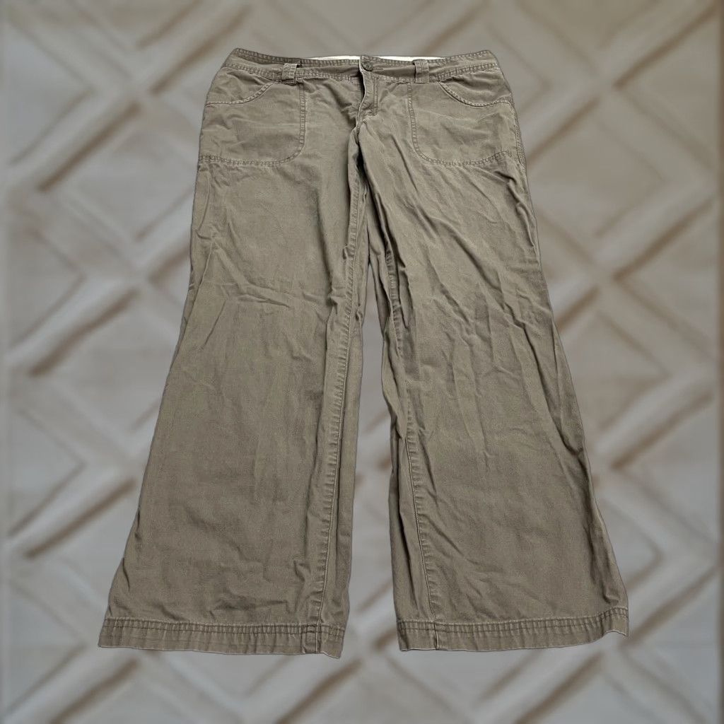 Vintage Columbia Pants Womens 12 Short Brown Straight Leg Cotton Casual Outdoor 35x28 BMI? Size 34" / US 12 / IT 48 - 1 Thumbnail