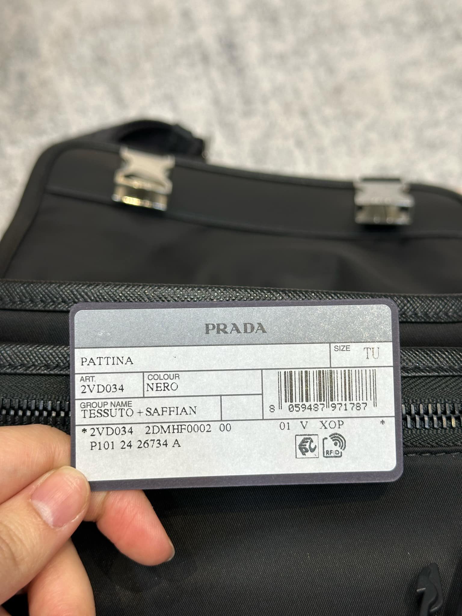 Prada PRADA Re-Nylon And Saffiano Leather Shoulder Bag Size ONE SIZE - 8 Thumbnail