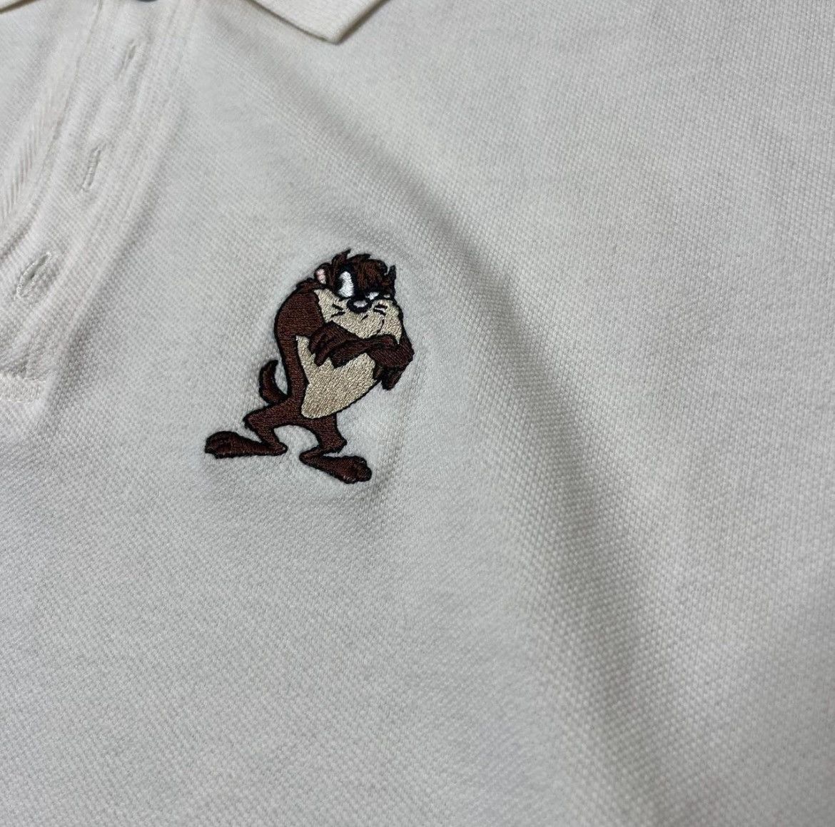 Warner Bros Vintage 1996 Warner Bros. Tasmanian Devil Polo Size US S / EU 44-46 / 1 - 2 Thumbnail