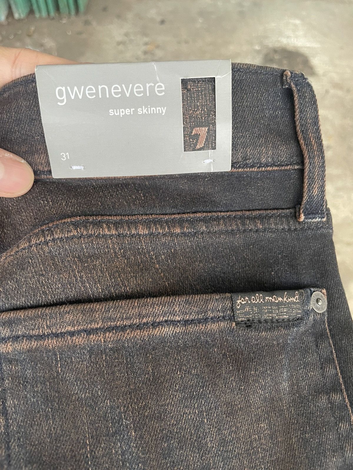 7 For All Mankind Faded 7 jeans Size 28" / US 6 / IT 42 - 15 Thumbnail