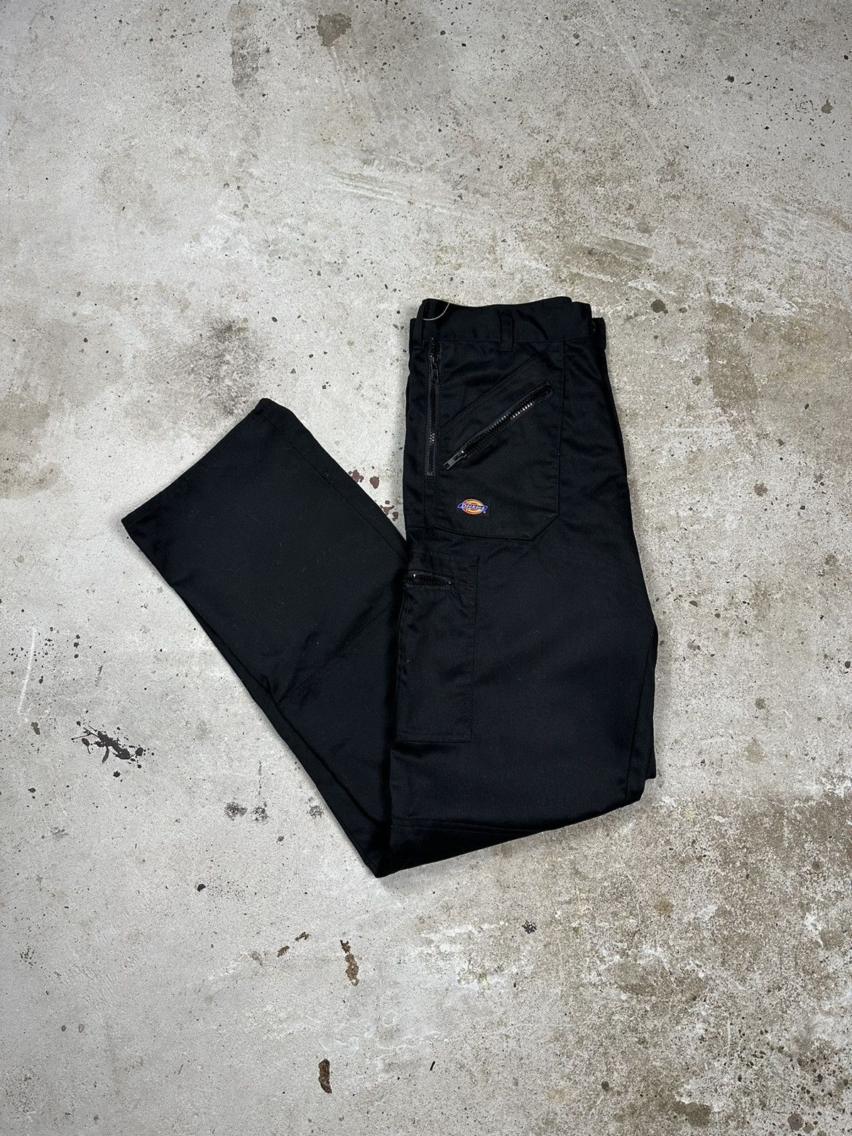 Dickies × Vintage ‼️ Vintage y2k Dickies Redhawk Black Cargo Double Knee Pants Size US 32 / EU 48 - 1 Thumbnail