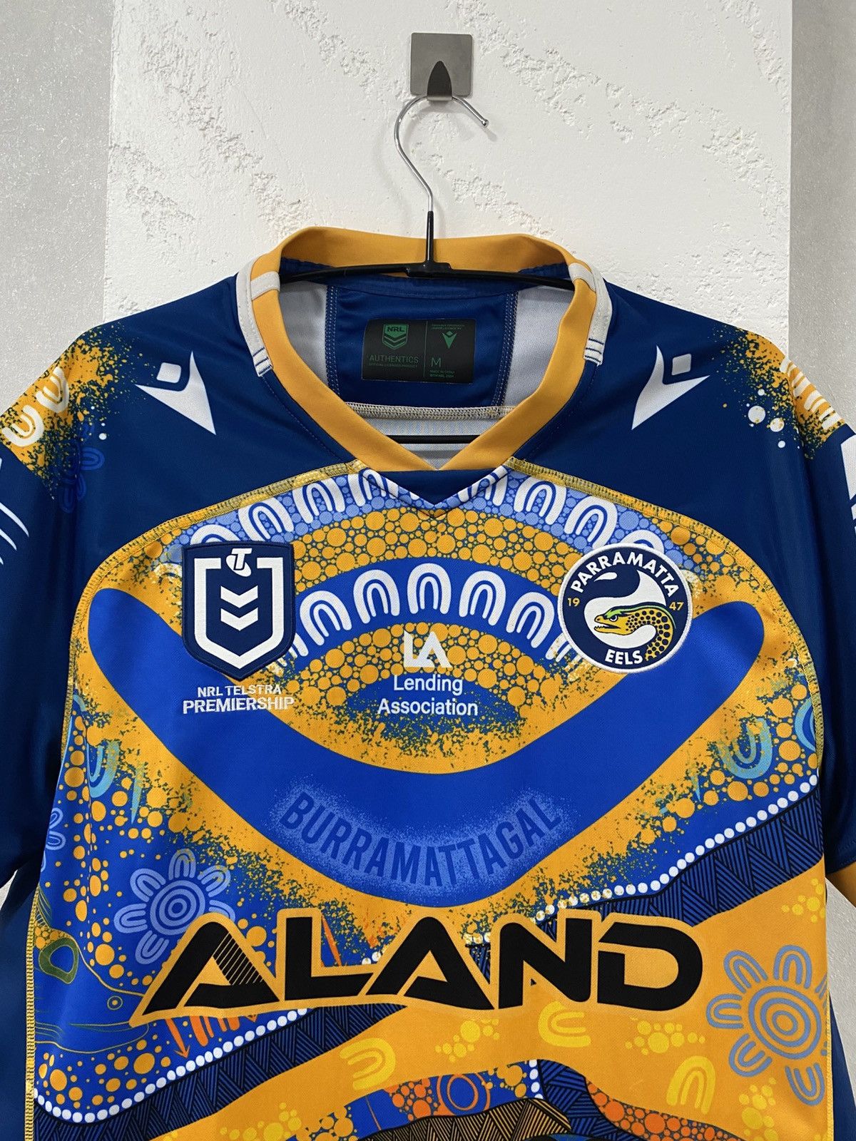 Macron Macron Parramatta 2022 Rugby Jersey NRL Premiership Size: M Size US M / EU 48-50 / 2 - 2 Thumbnail