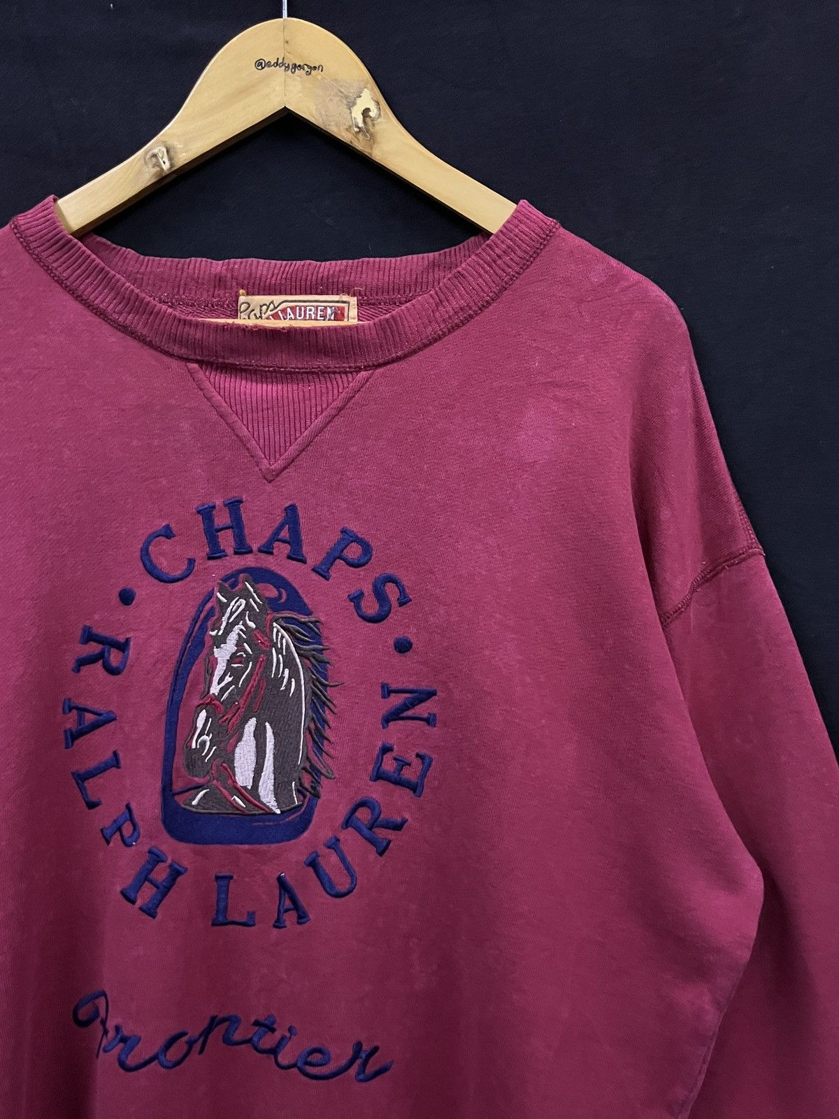 Chaps Ralph Lauren VINTAGE 90s CHAPS RALPH LAUREN FRONTIER SWEATSHIRT Size US L / EU 52-54 / 3 - 2 Thumbnail