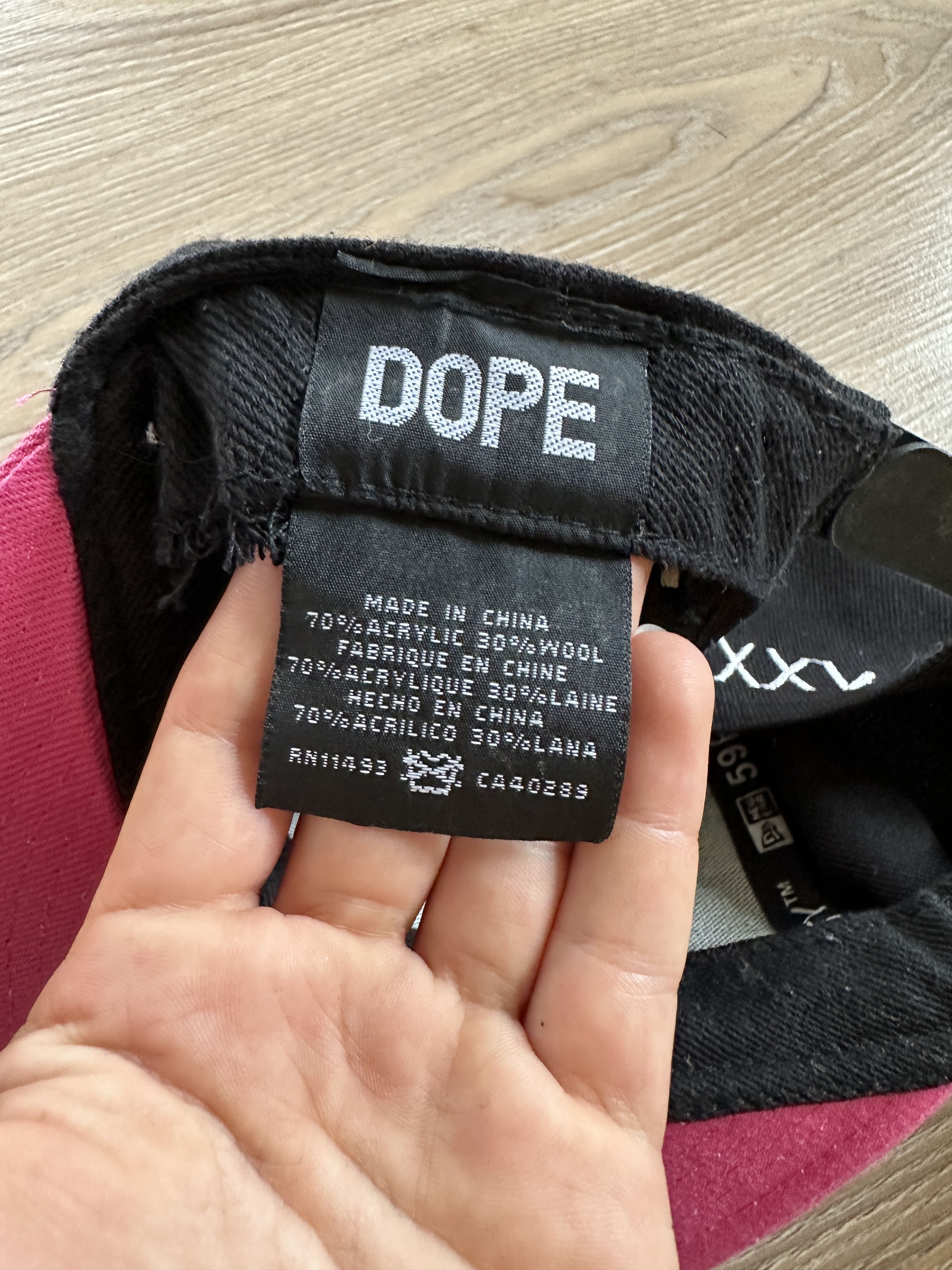 Rap Tees × Vintage Dope Vintage Pink Cap Size ONE SIZE - 8 Thumbnail
