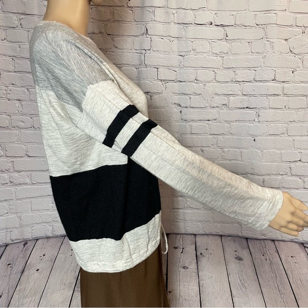 Autumn Cashmere Autumn Cashmere Colorblock Drawstring Hem Sweater Size XS Size XS / US 0-2 / IT 36-38 - 5 Thumbnail