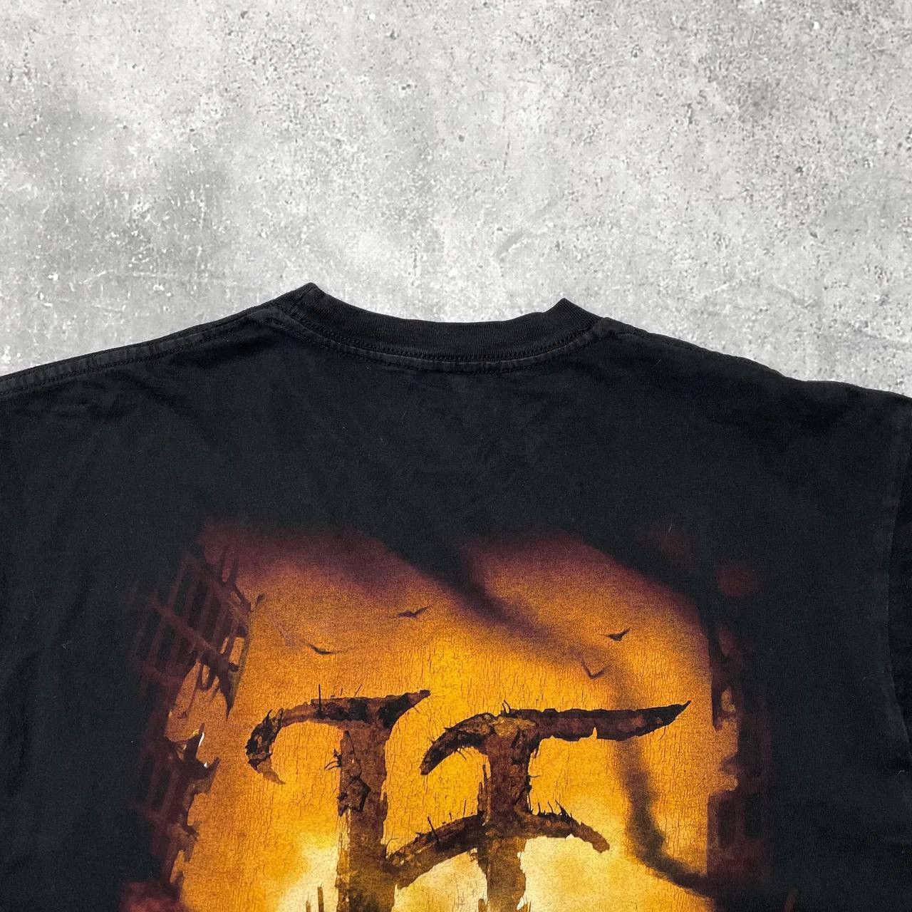 Band Tees Hammerfall 'Hammer Of Dawn' Promo Album T Shirt Faded Black Size US L / EU 52-54 / 3 - 14 Thumbnail