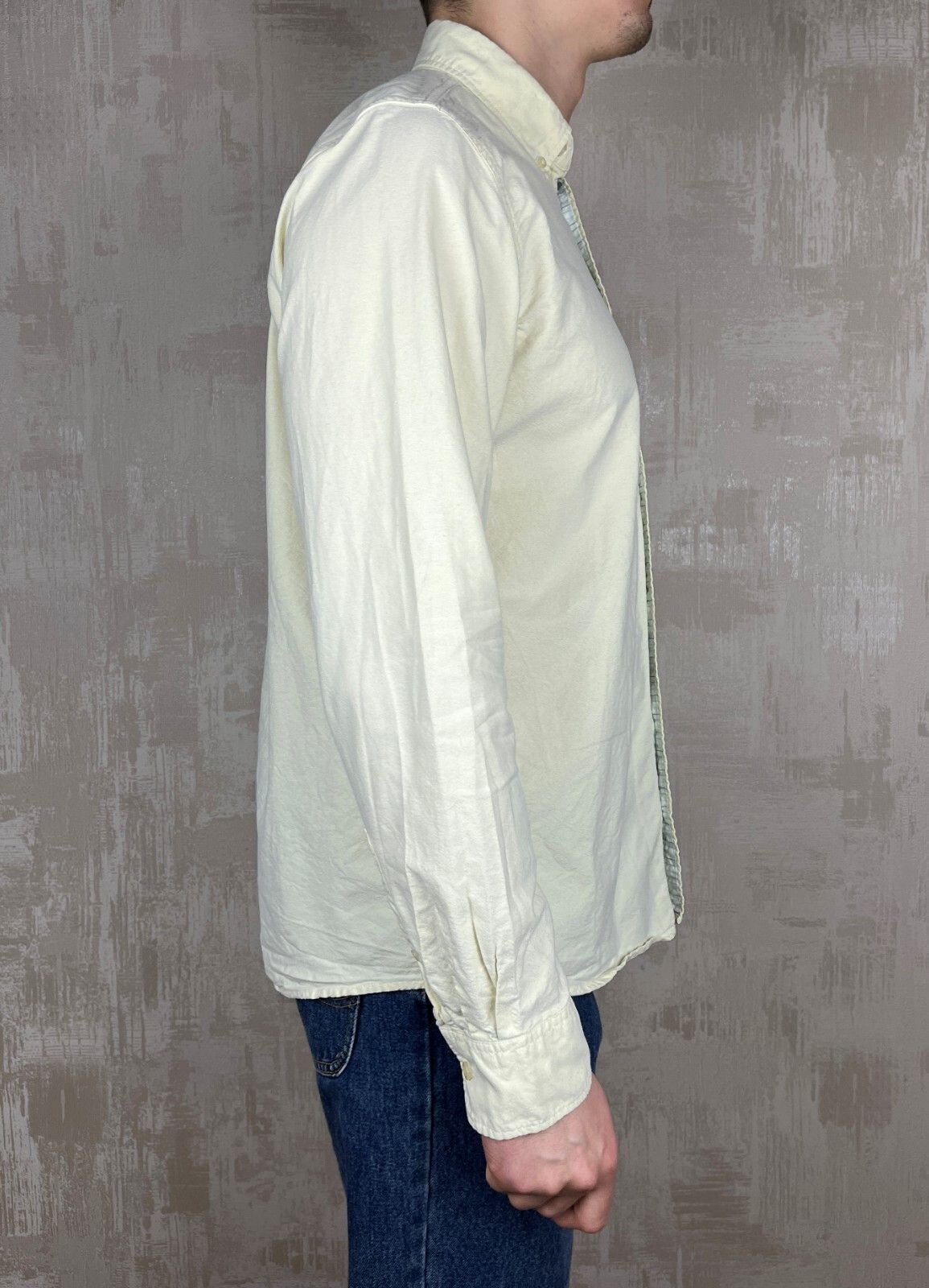 Other Dressmann Button Down Pocket Long Sleeve Shirt Light Yellow Size US L / EU 52-54 / 3 - 8 Thumbnail