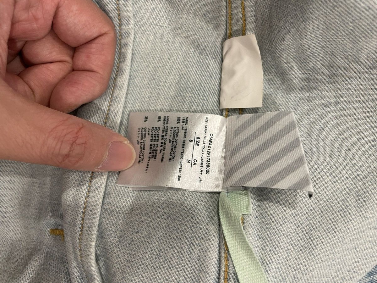 Off-White Off-White “Not Real” Denim Jacket Size US M / EU 48-50 / 2 - 5 Thumbnail