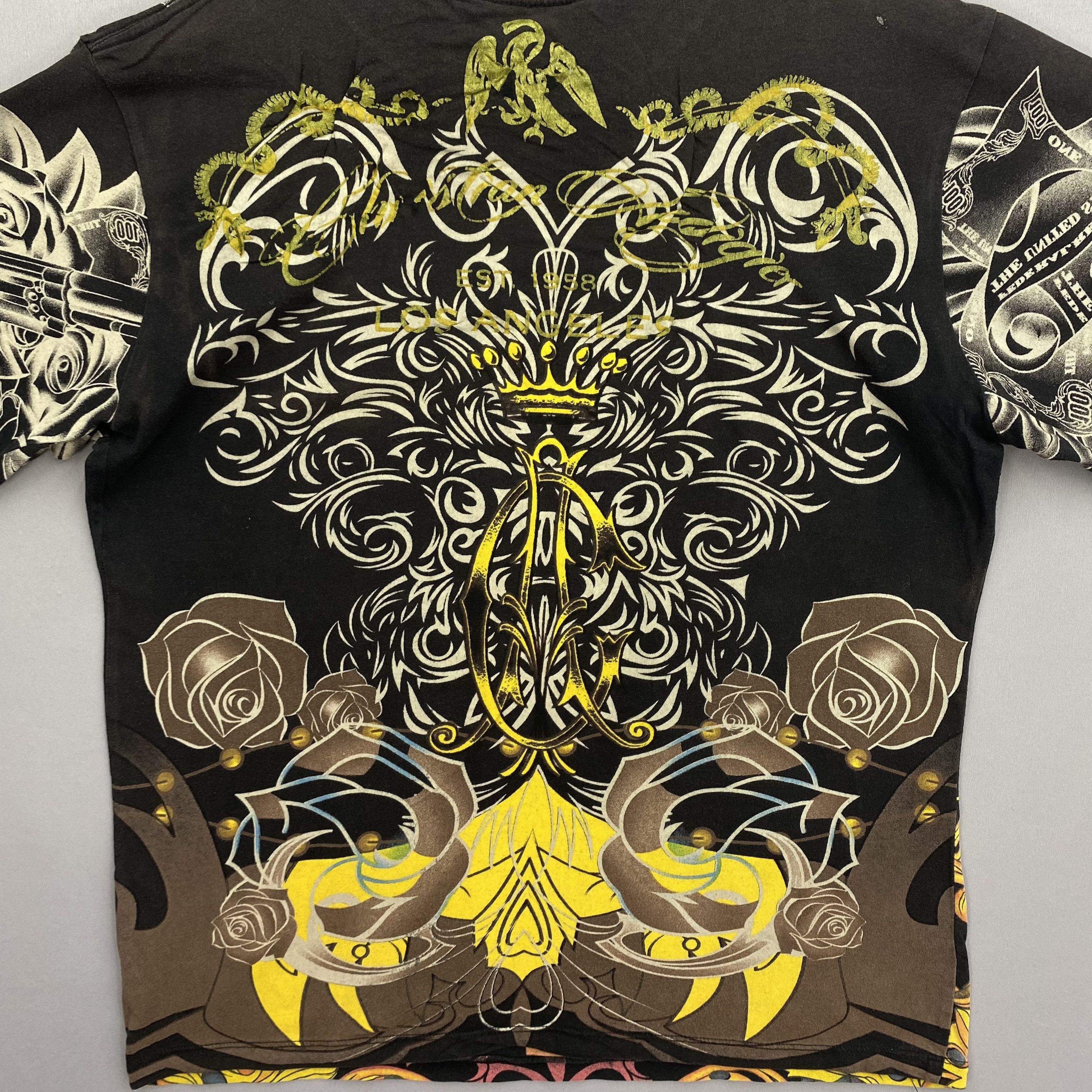 Christian Audigier Vintage Christian Audigier T-Shirt Ed Hardy Crewneck Tee Size US M / EU 48-50 / 2 - 4 Thumbnail