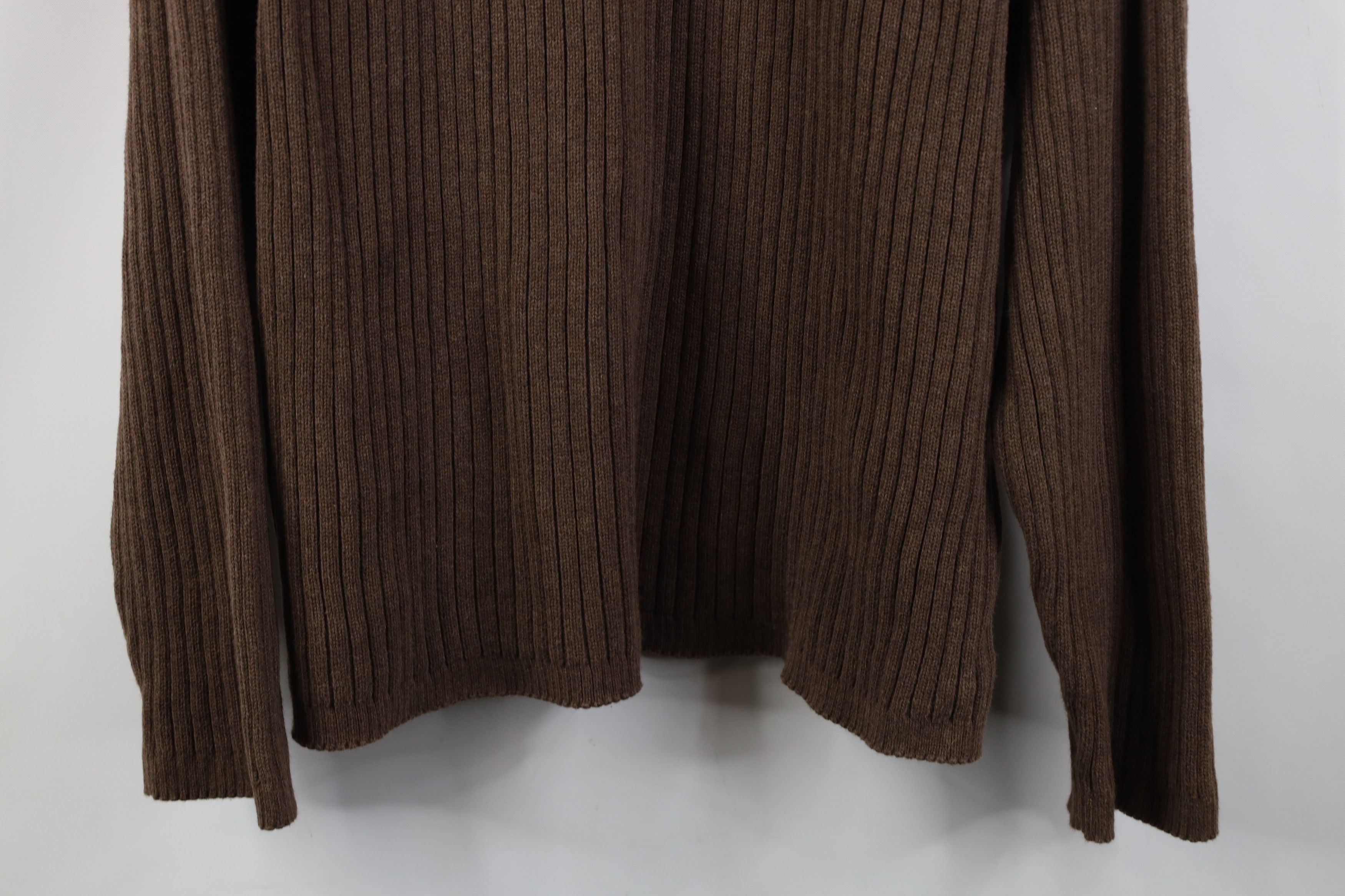 Timberland Vintage 90s Y2K Timberland Knit Commando Sweater Brown Size US XL / EU 56 / 4 - 3 Thumbnail