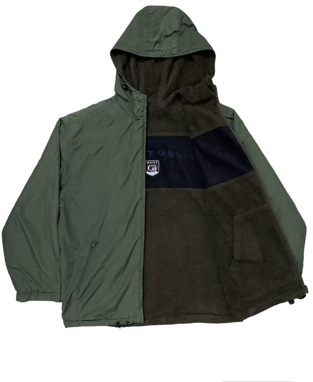 Gant × If Six Was Nine Double Decker hooded reversible nylon/Corduroy jacket (B) Size US L / EU 52-54 / 3 - 1 Thumbnail