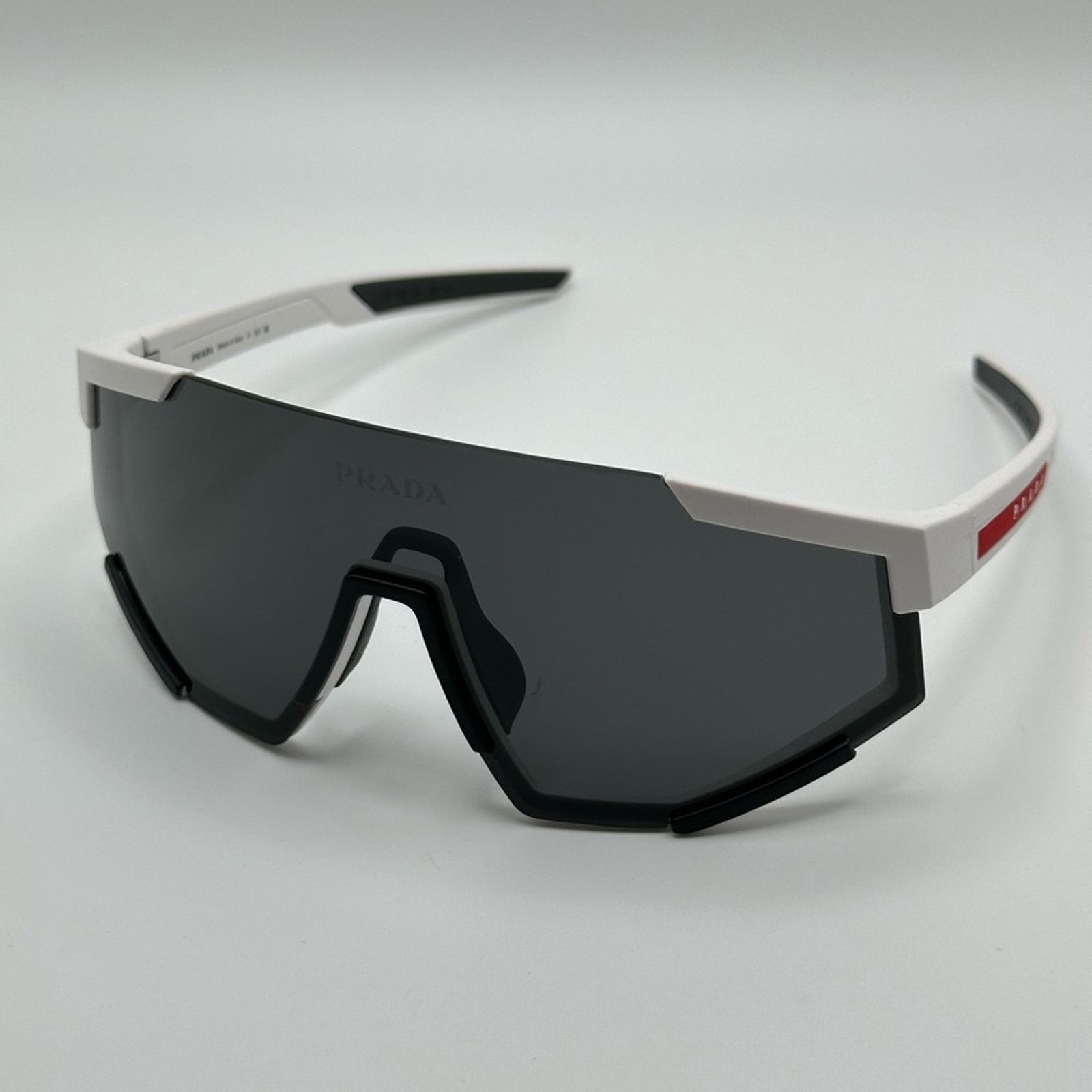 Prada NEW PRADA Linea Rossa PR04WS TWK06F White Rubber/Dark Grey Size ONE SIZE - 5 Thumbnail