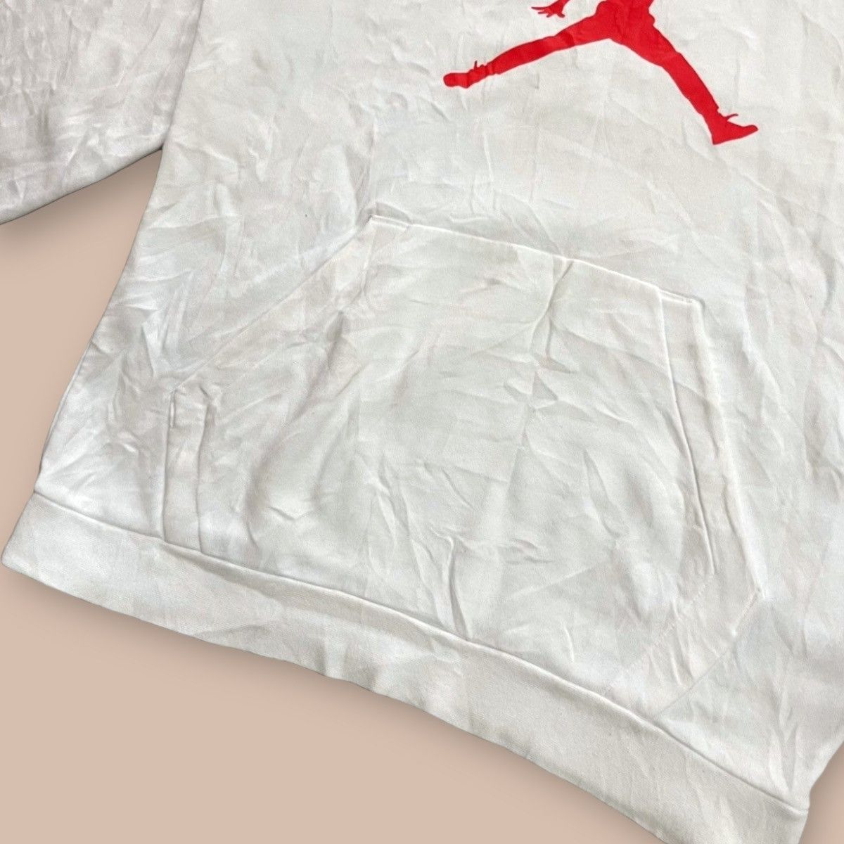 Jordan Jumpman Logo - Men's Fleece Pullover Hoodie