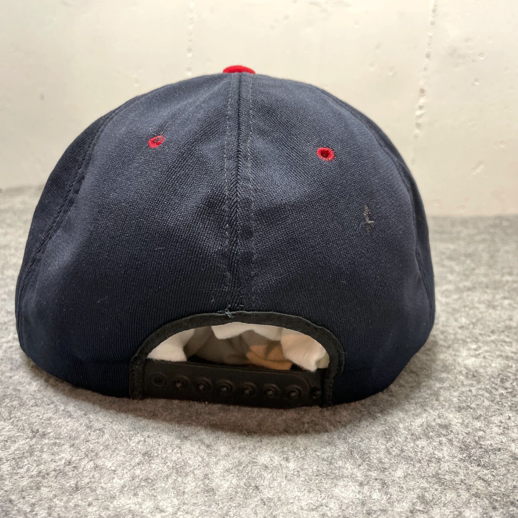Vintage VINTAGE Stevens Cap Patch Hat Blue Red Hamburger Restaurant 90s Logo Baseball Cap Adjustable Men Cap Size ONE SIZE - 6 Thumbnail