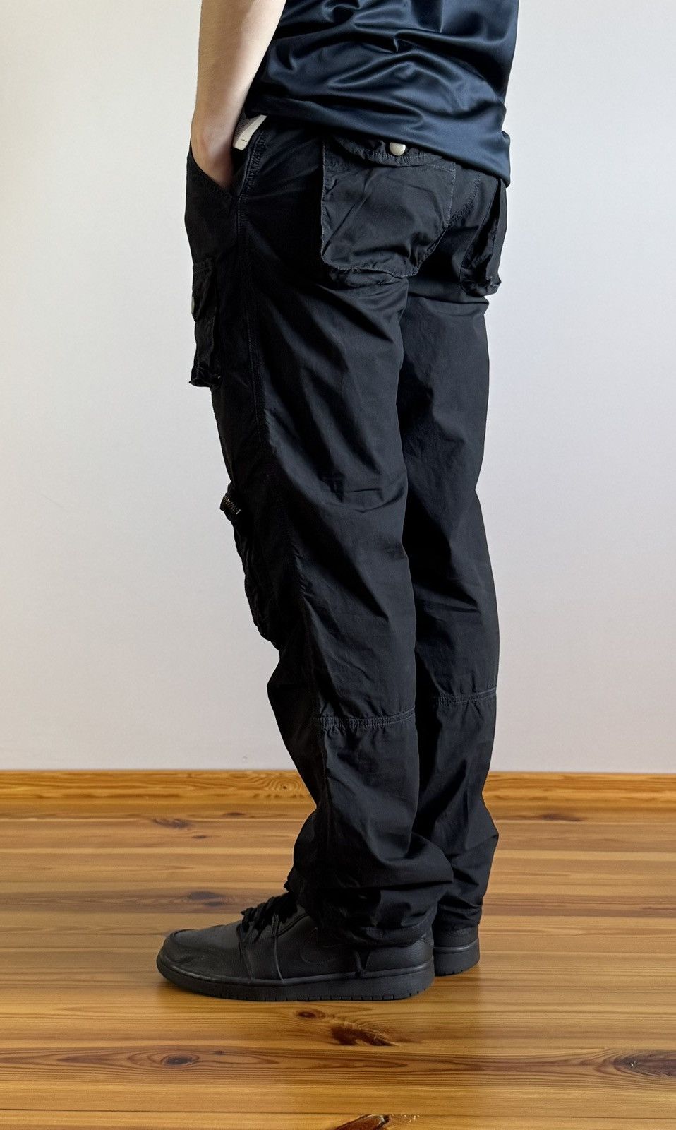 Vintage No Name Jeans Multi Pocket Cargo Pants Size US 31 - 7 Thumbnail