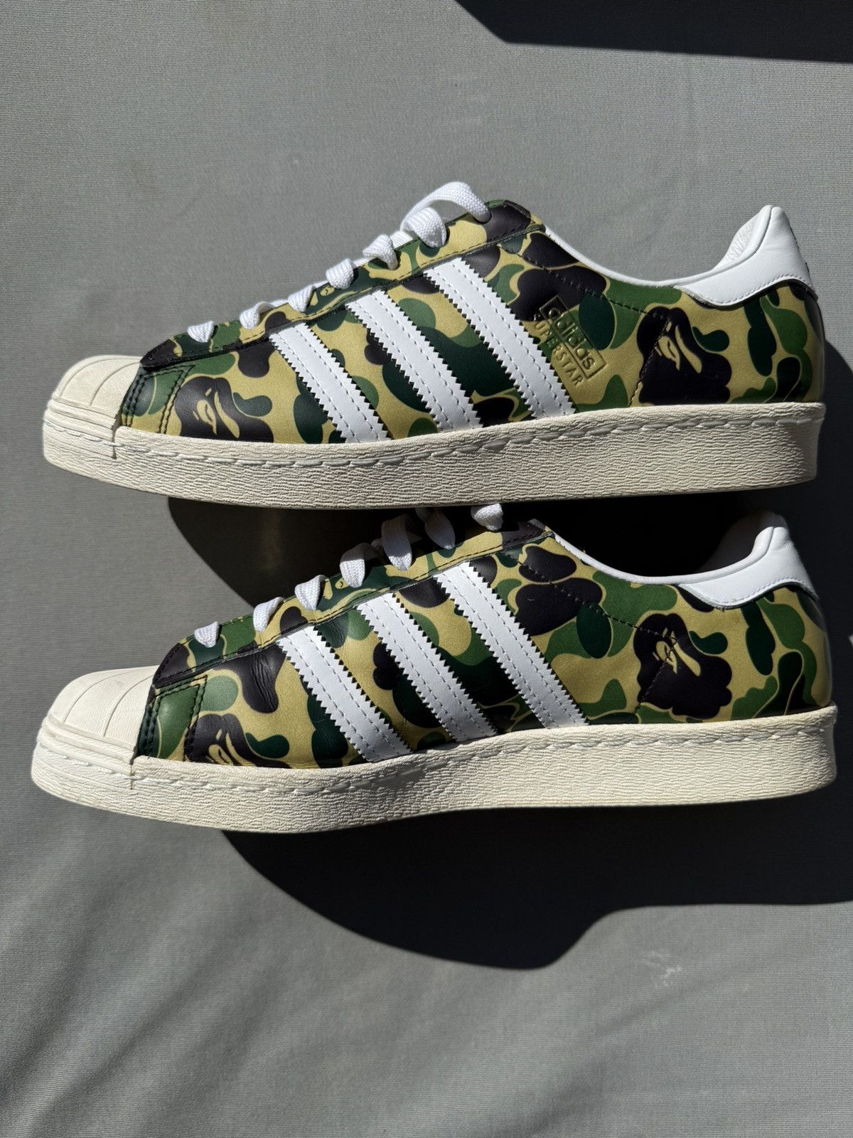 Adidas × Bape Adidas x Bape Superstar | Size EU44.5 US10.5 Size US 10.5 / EU 43-44 - 4 Thumbnail