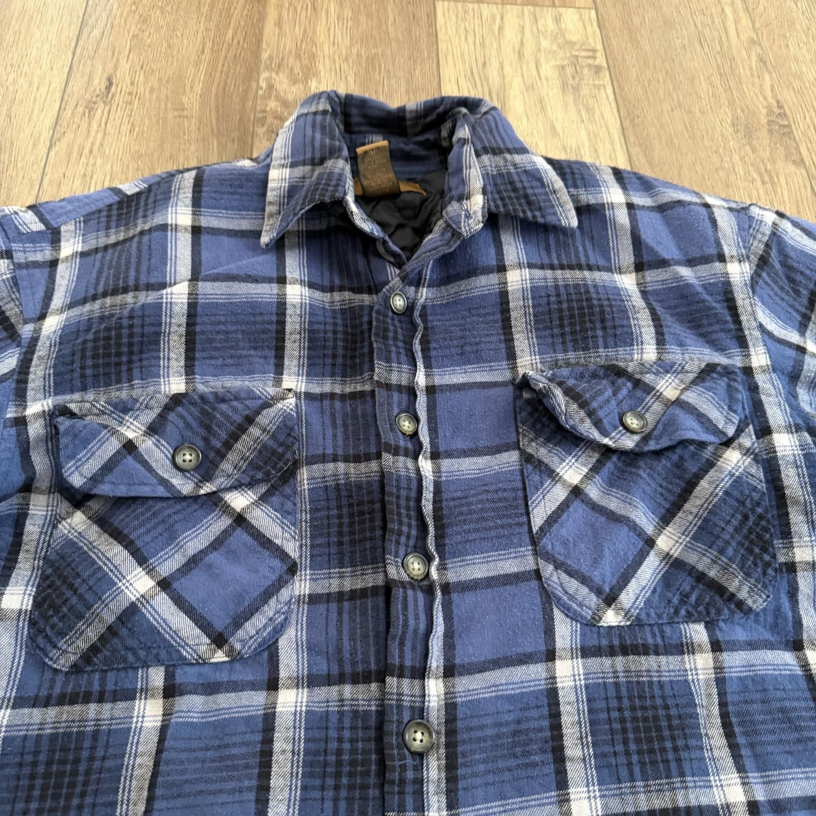 St. Johns Bay Vintage St. John’s Bay Flannel Shirt Jacket Quilted Plaid Size US M / EU 48-50 / 2 - 2 Thumbnail