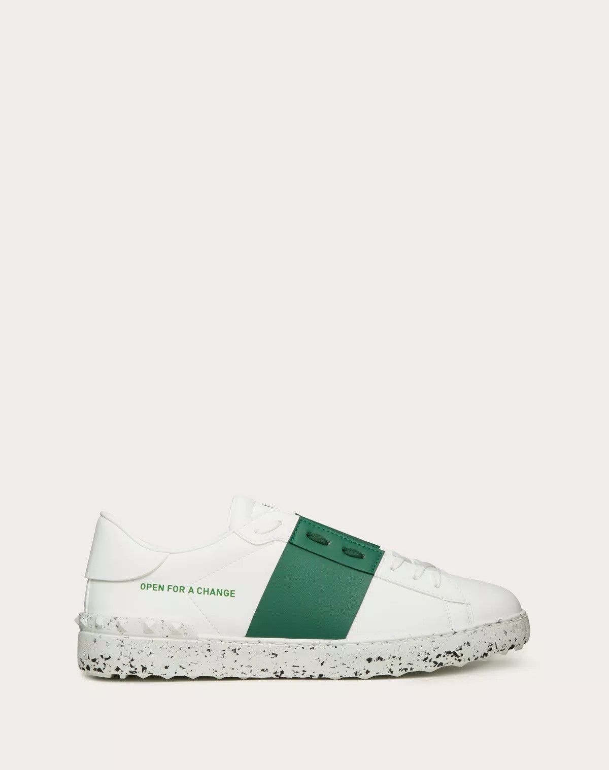 Valentino oc11z0625 Open For A Change Sneaker in White/Green Size US 12.5 / EU 45-46 - 1 Thumbnail