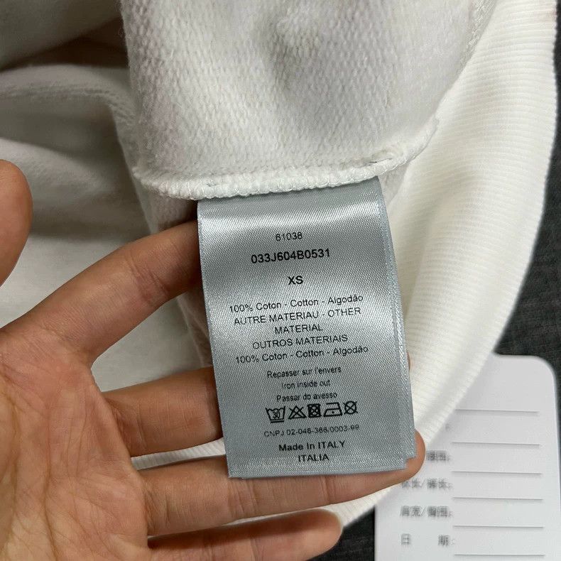 Dior Dior Gray cursive logo sweatshirt Size XS / US 0-2 / IT 36-38 - 6 Thumbnail