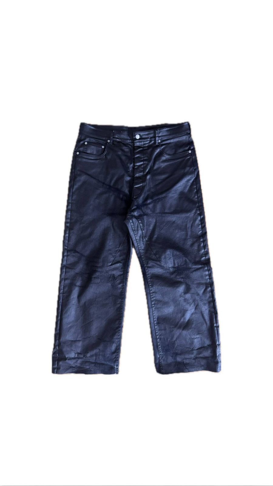 Rick Owens Rick owens pants leather 33 Size US 33 - 1 Thumbnail