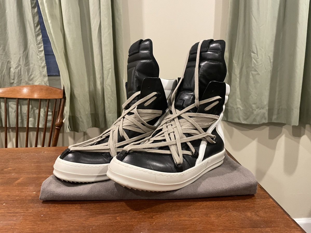 Rick Owens Cheapest Megalace Geobaskets (Geos) on Grailed 