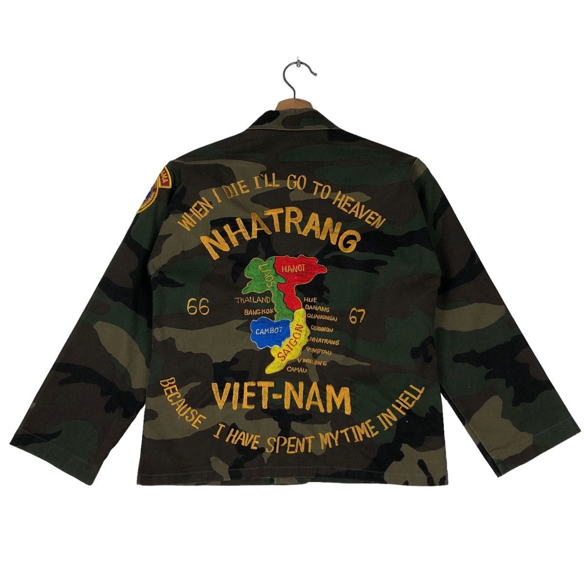 Japanese Brand 🔥Vintage Chore Camouflage Military Kids Jacket Size US M / EU 48-50 / 2 - 8 Thumbnail