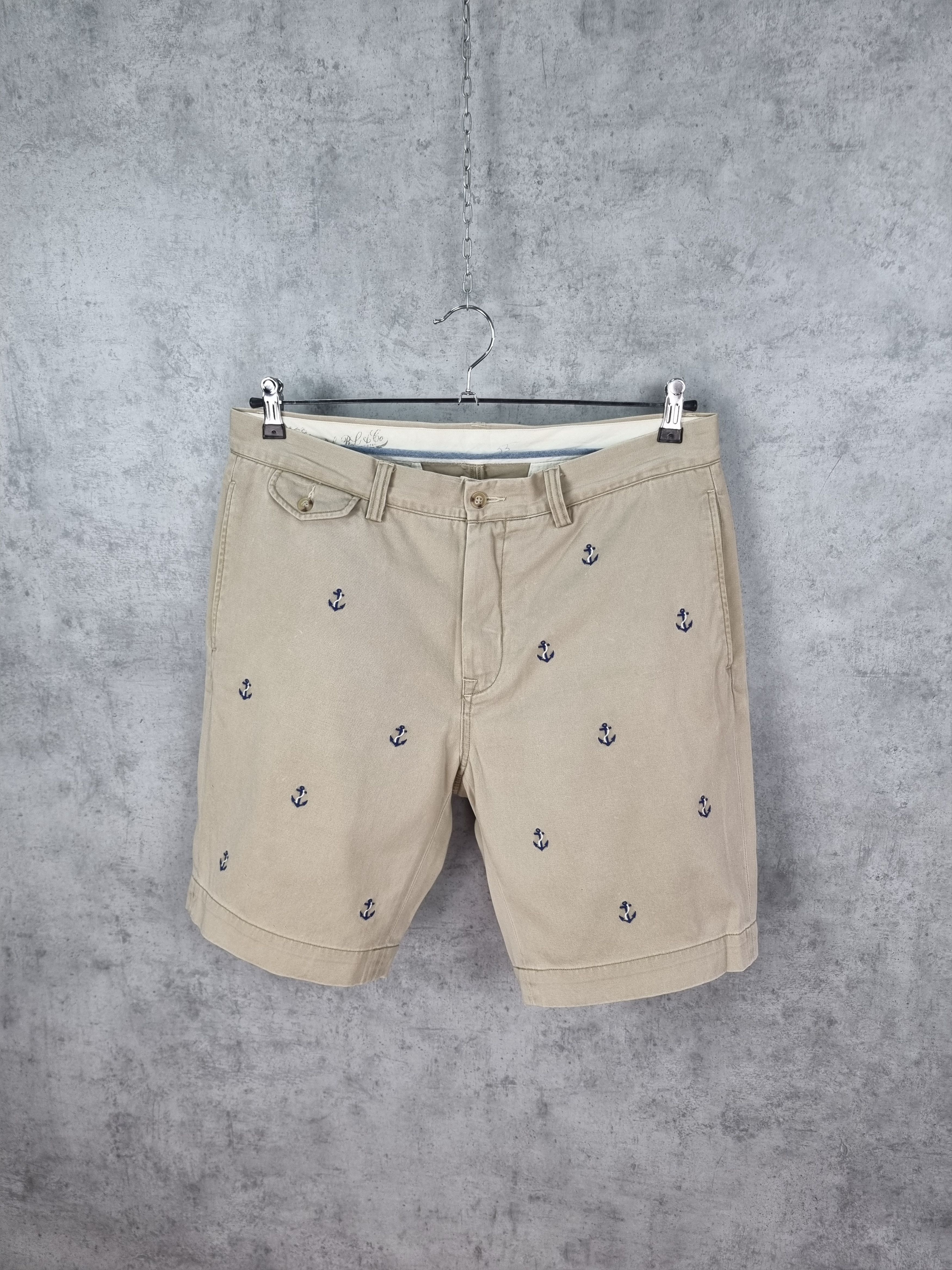 Polo Ralph Lauren × Ralph Lauren Ralph Lauren Anchors Embroidery Marina Summer Shorts Size US 34 / EU 50 - 6 Thumbnail