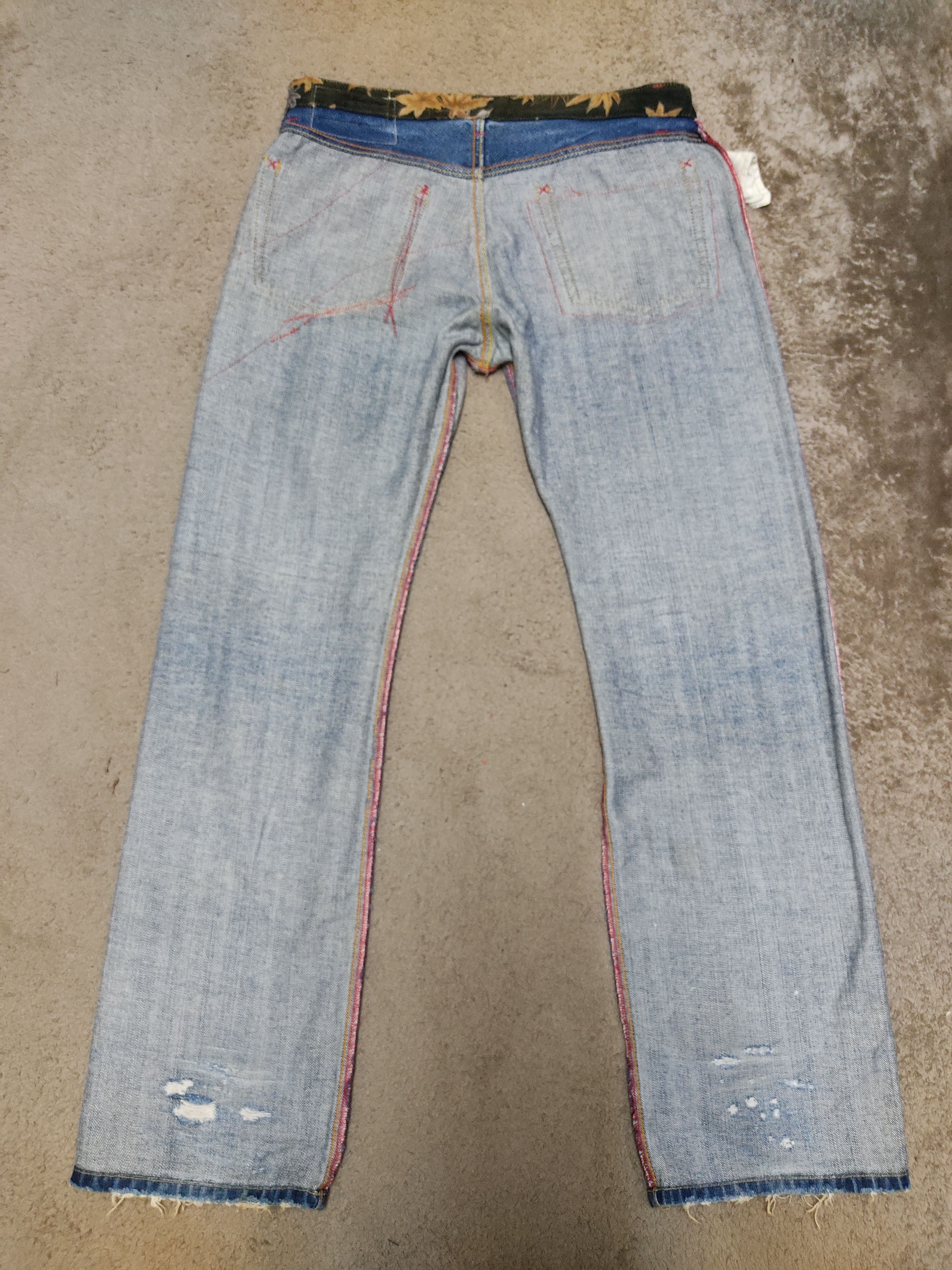 Eternal × Japanese Brand Eternal Boro Shashiko Jeans Size US 34 / EU 50 - 16 Thumbnail