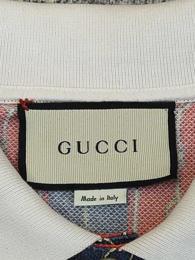 Gucci Gucci Logo striped casual short-sleeved Polo shirt 2501-Nex Size US S / EU 44-46 / 1 - 4 Thumbnail