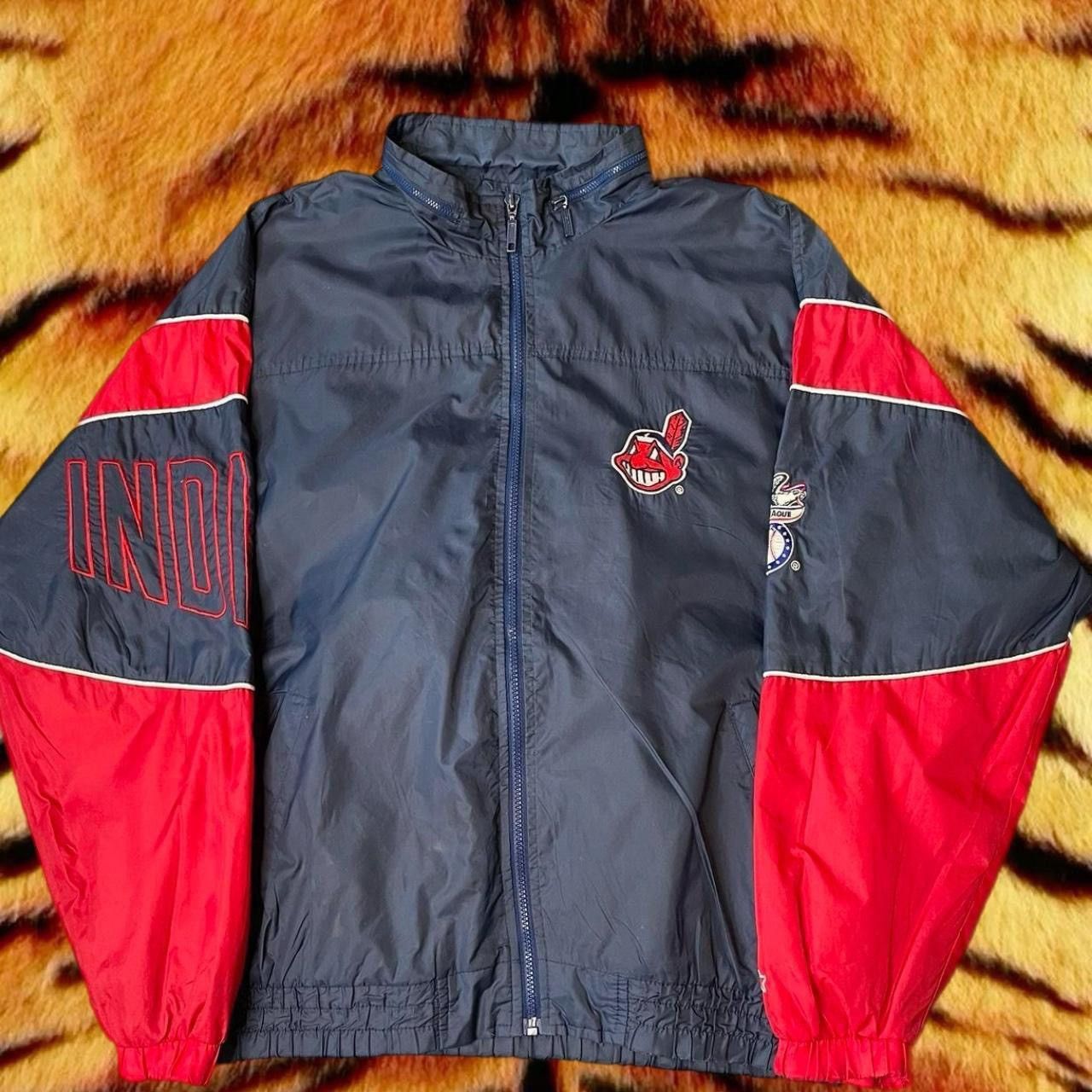 MLB × Vintage Cleveland indians jacket Size US XL / EU 56 / 4 - 1 Thumbnail