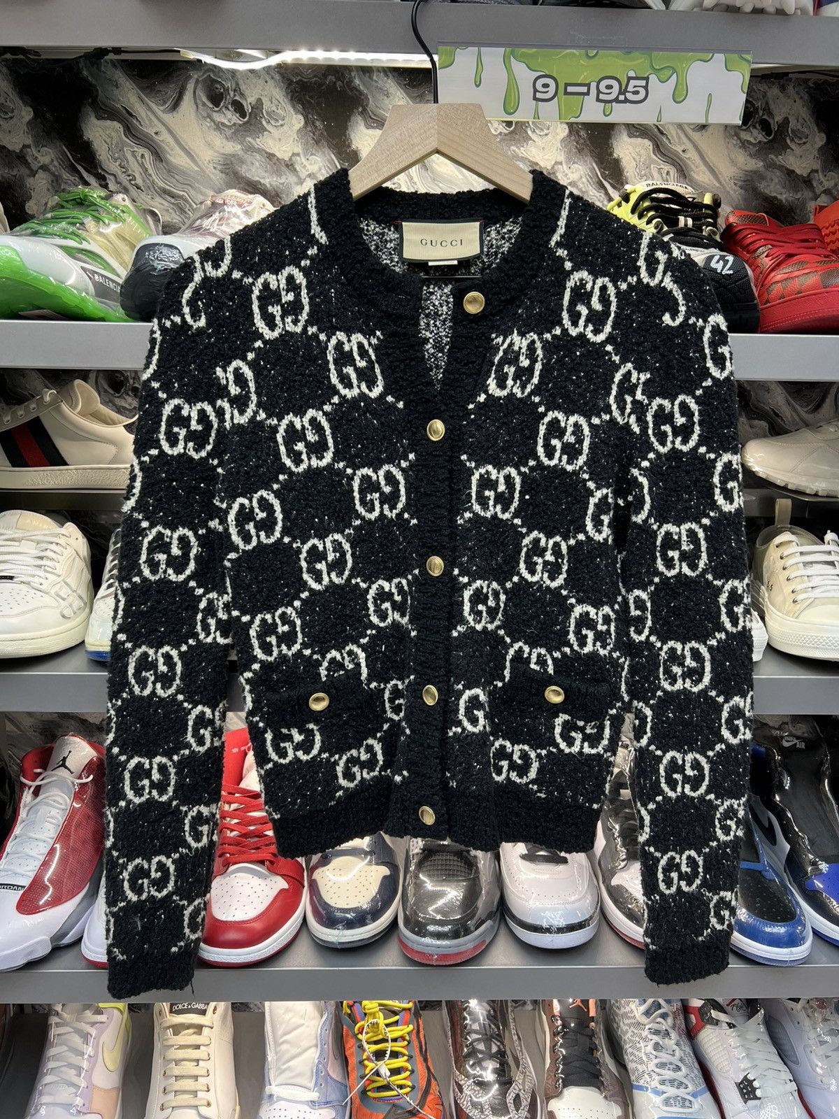 Gucci Gucci Knitted Cardigan Black Size XS / US 0-2 / IT 36-38 - 1 Thumbnail