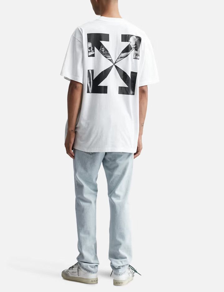 Off-White White Caravaggio Arrows Logo Oversized T-Shirt Size XXS / US 00 / IT 34 - 3 Thumbnail