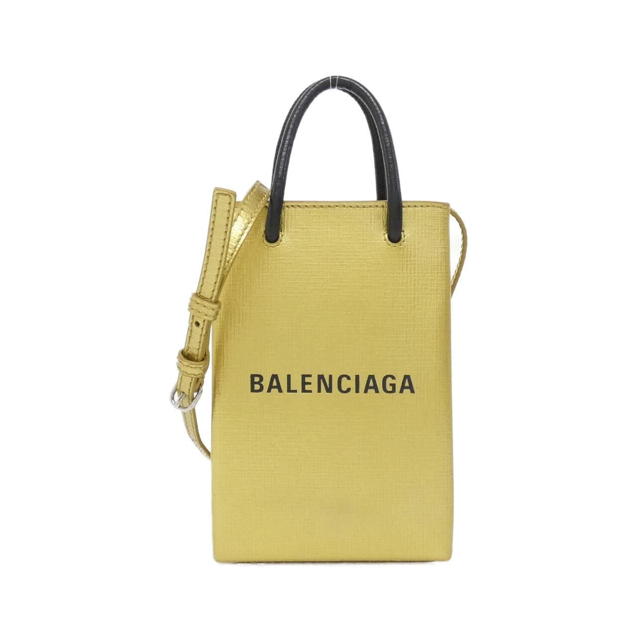 Balenciaga Balenciaga Balenciaga Shopping Phone Holder Calf Bag Leather Crossbody Bag 593826 0AI4N Size ONE SIZE - 1 Thumbnail
