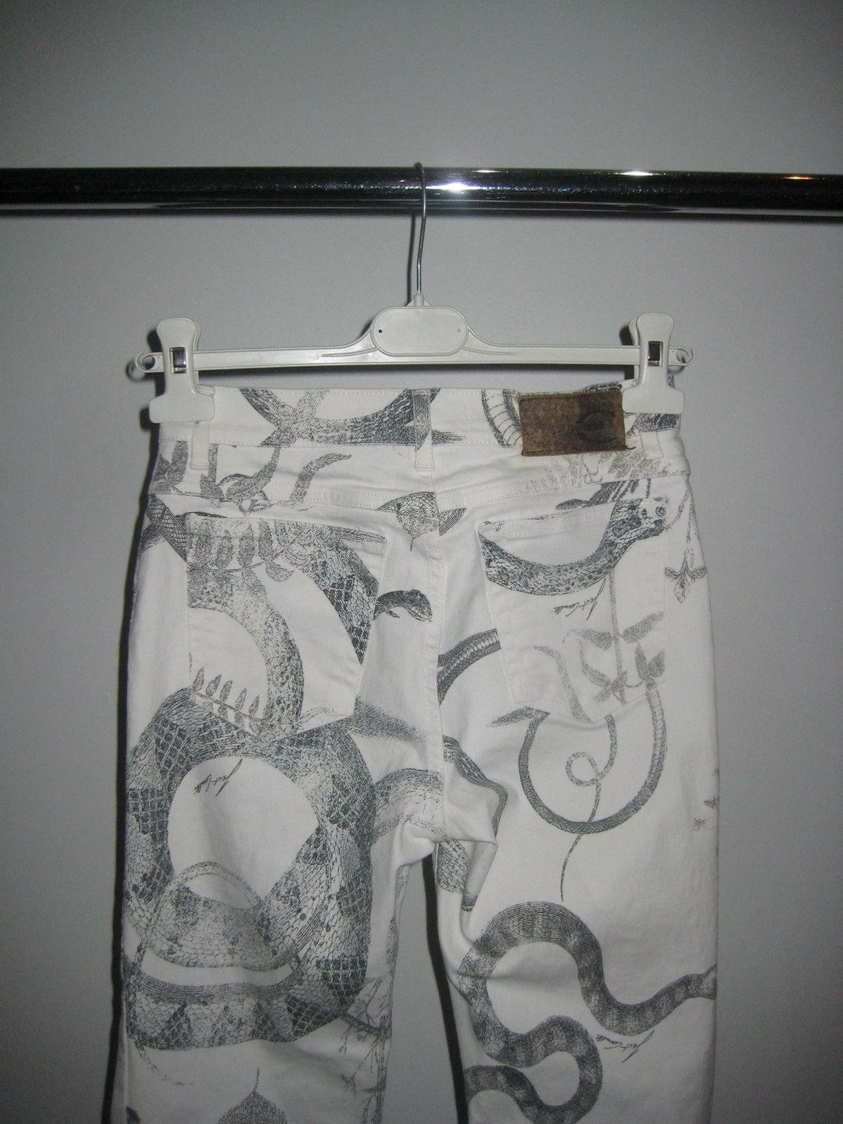 Roberto Cavalli Rare vintage Just Cavalli snake jeans Size 27" / US 4 / IT 40 - 2 Thumbnail