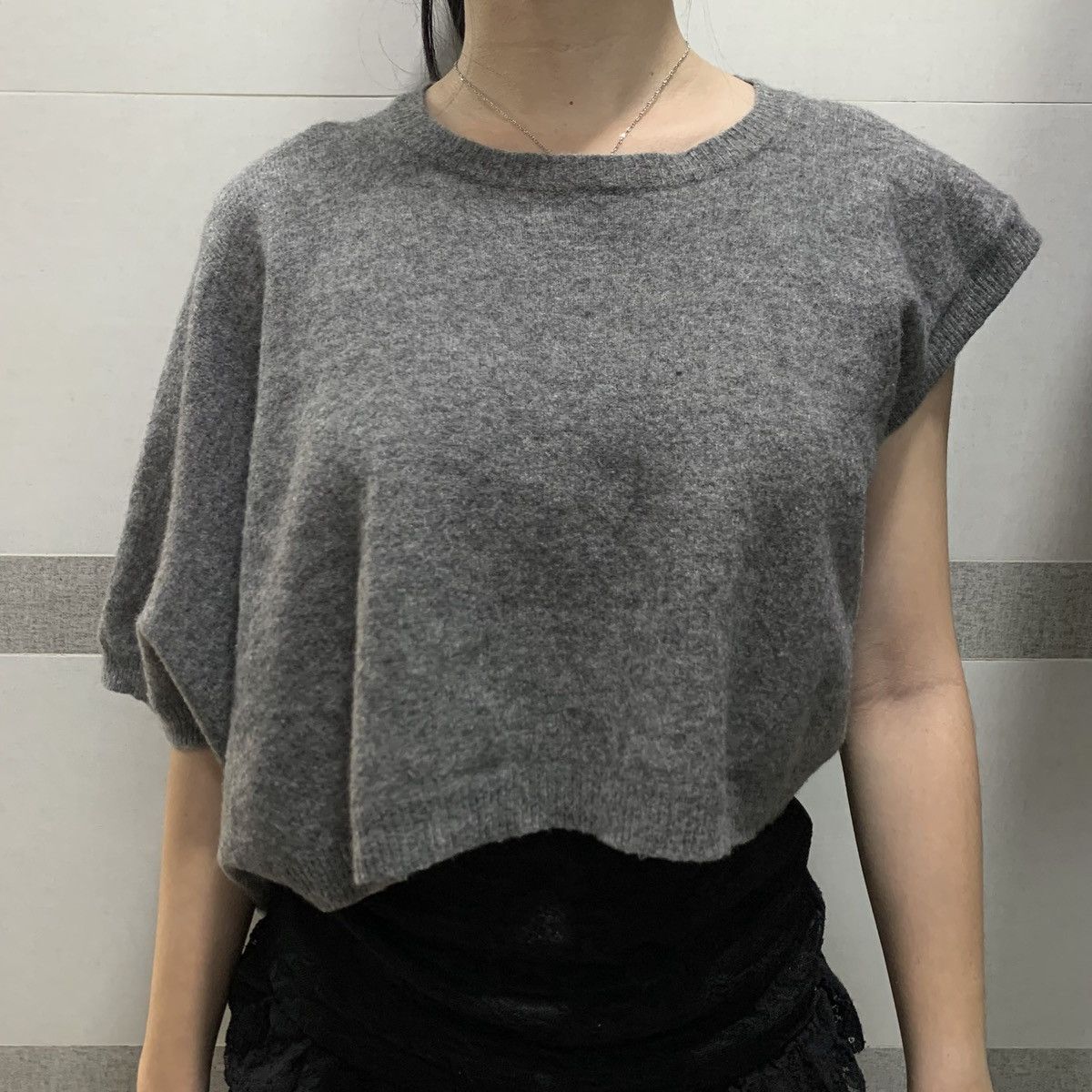 Comme des Garcons COMME des Garçons AD1996 Asymmetrical Sleeveless Knit Top Size US M / EU 48-50 / 2 - 3 Thumbnail