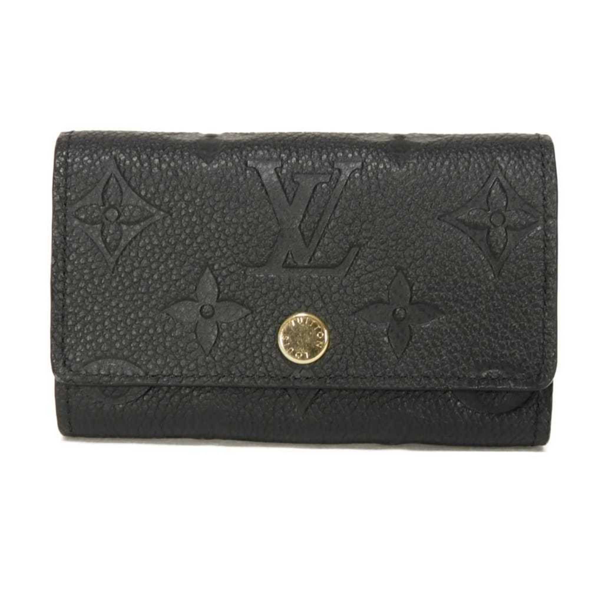 Louis Vuitton Louis Vuitton Multicle 6 Key Case, Current Model, LV Logo, Black, 6-Ring, Bifold, RFID, Unused, Monogram Empreinte Noir, M64421, Men's/Women's Size ONE SIZE - 1 Thumbnail