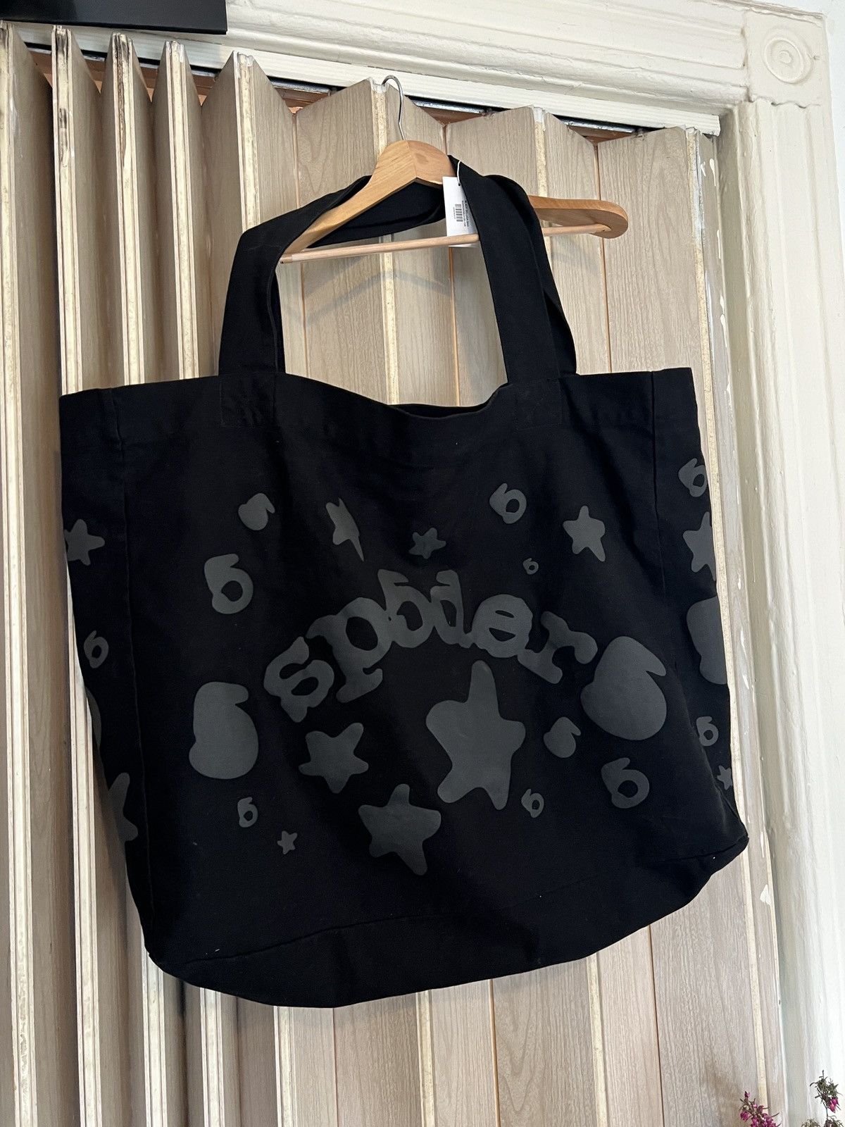 Spider Sp5Der Worldwide Beluga Tote Bag in Black, Men's