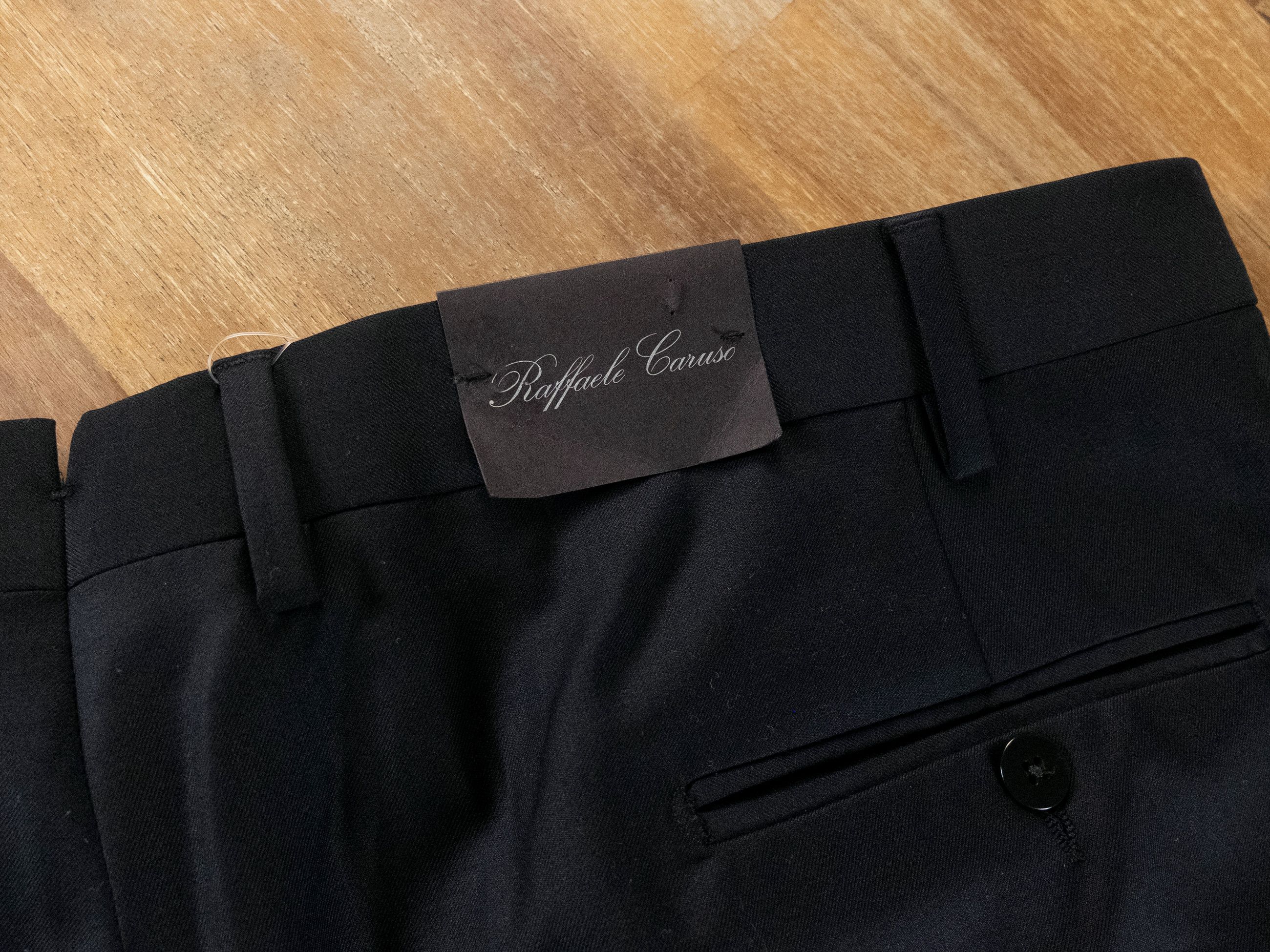 Caruso CARUSO navy blue wool dress pants trousers 42 / 58 Size US 42 / EU 58 - 8 Thumbnail