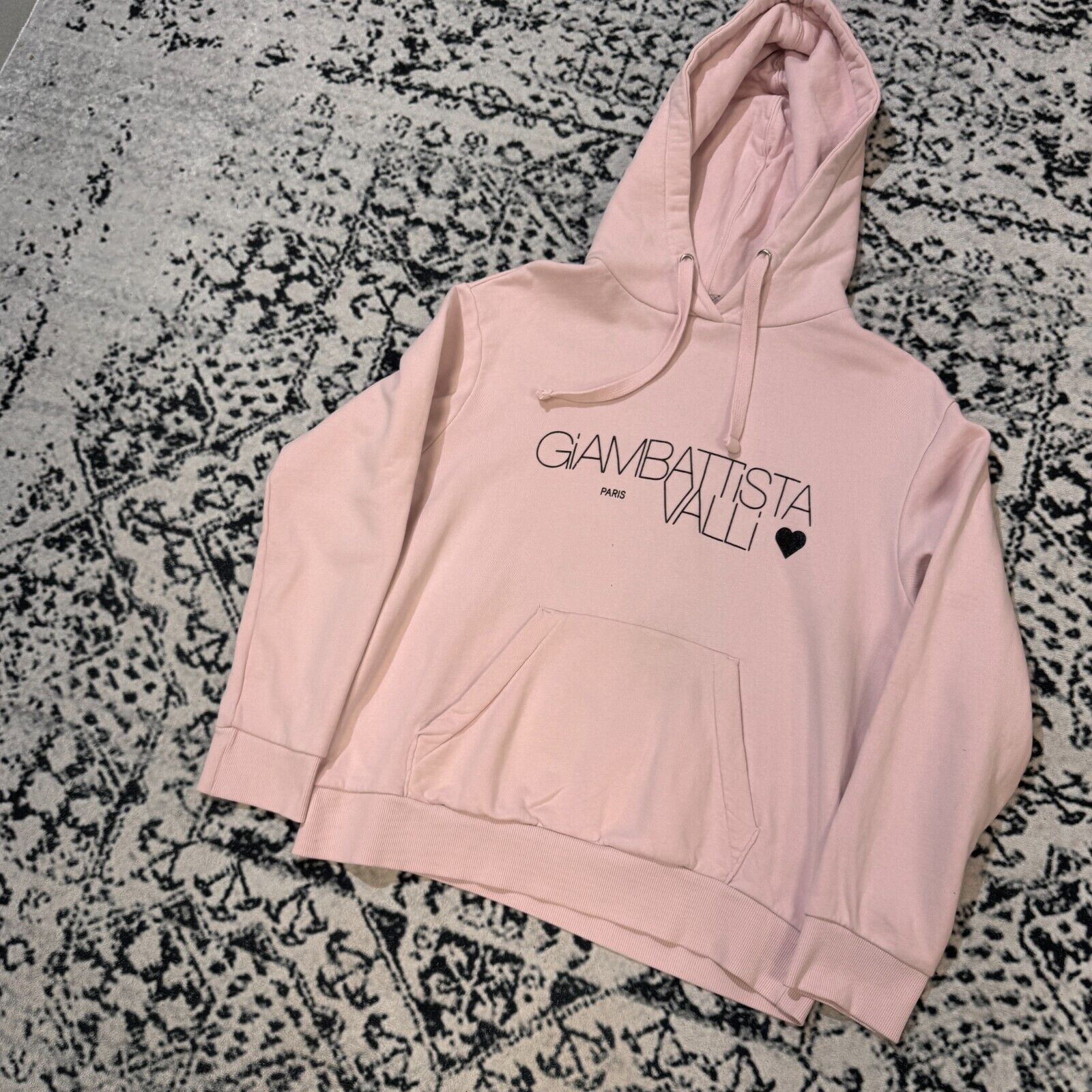 Giambattista Valli × Vintage Gambattista Valli Vintage Pink Cotton Hoodie Size L Y2K 90s Size US L / EU 52-54 / 3 - 3 Thumbnail