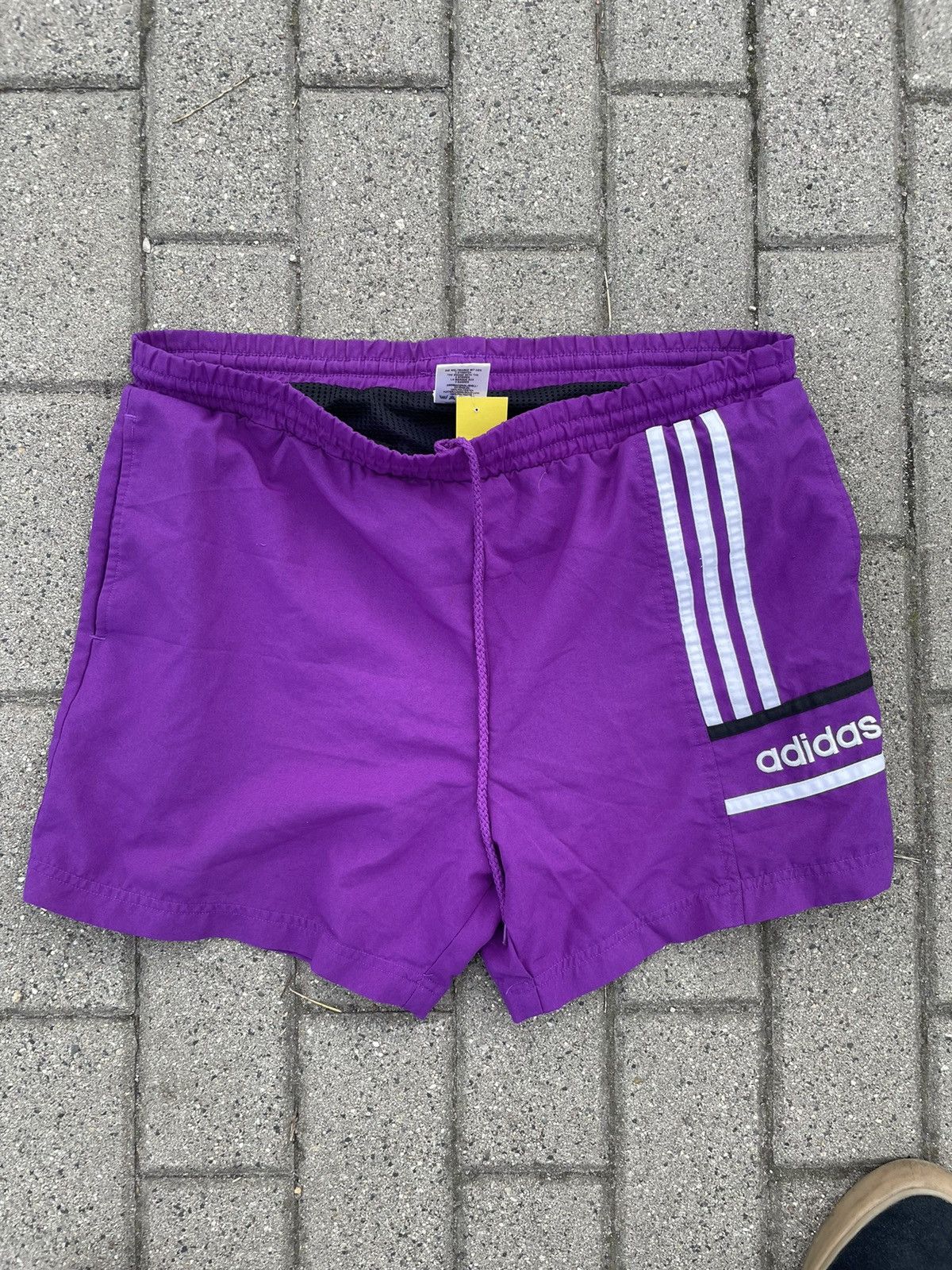 Adidas Adidas shorts vintage 90’s purple colour Grailed