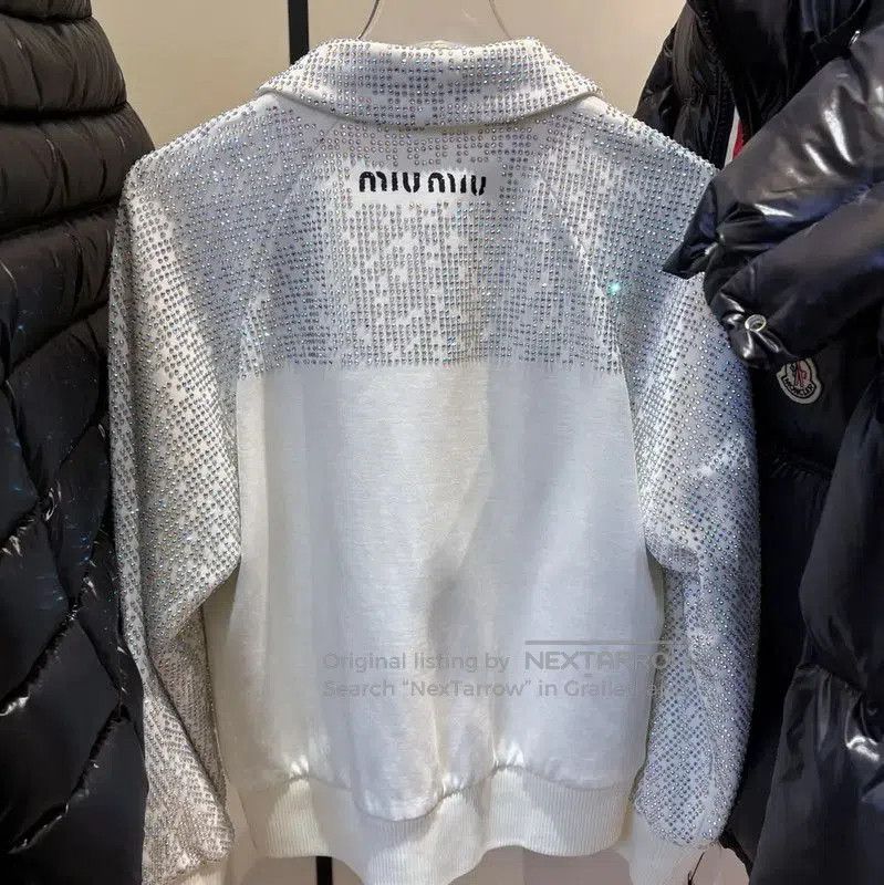 Miu Miu Miu Miu Spring Fall Cotton Jacket . Size XS / US 0-2 / IT 36-38 - 3 Thumbnail