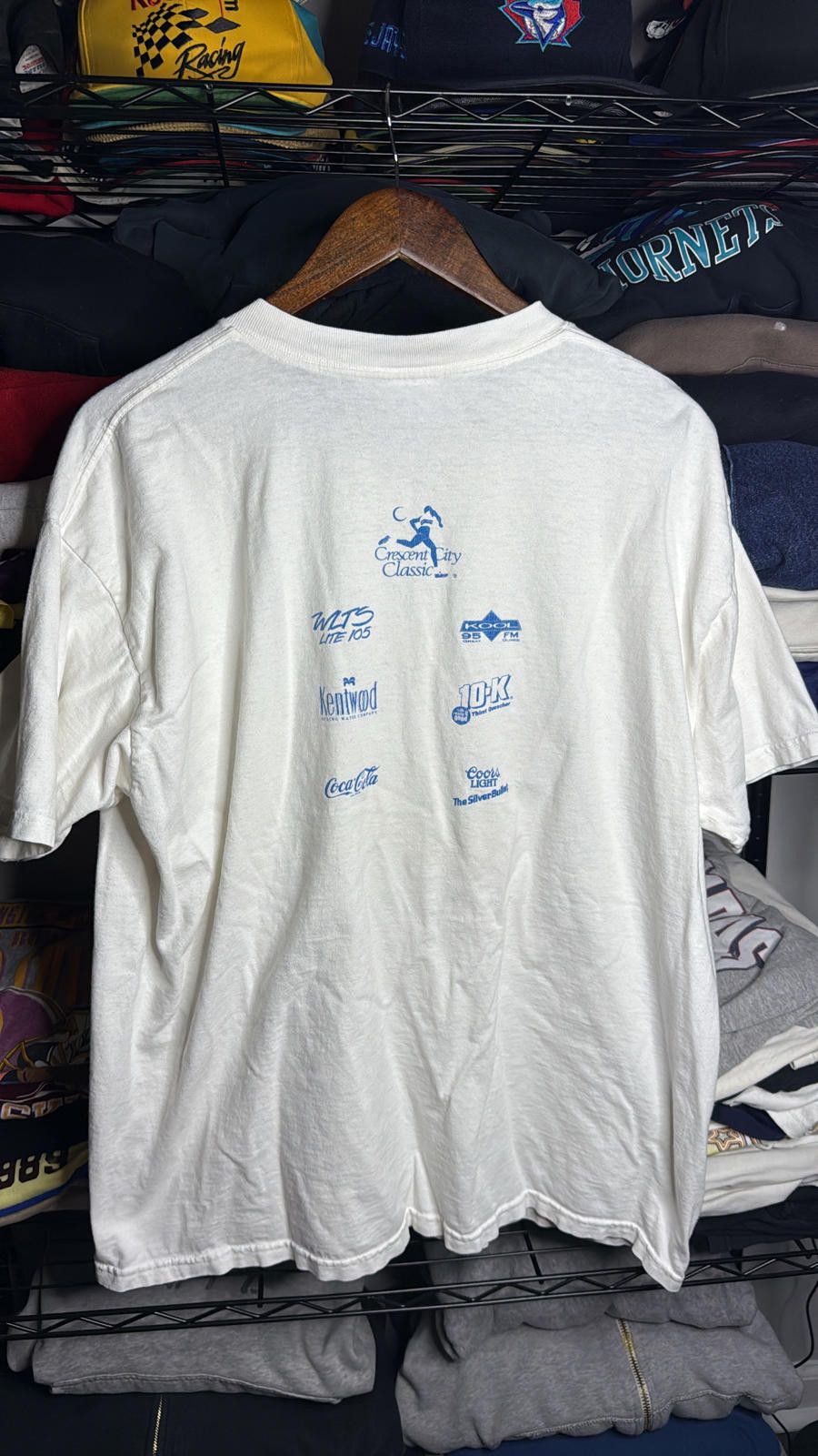 Gildan Vintage Gildan Crescent City Fall Classic T-Shirt 1997 Size US XL / EU 56 / 4 - 4 Thumbnail