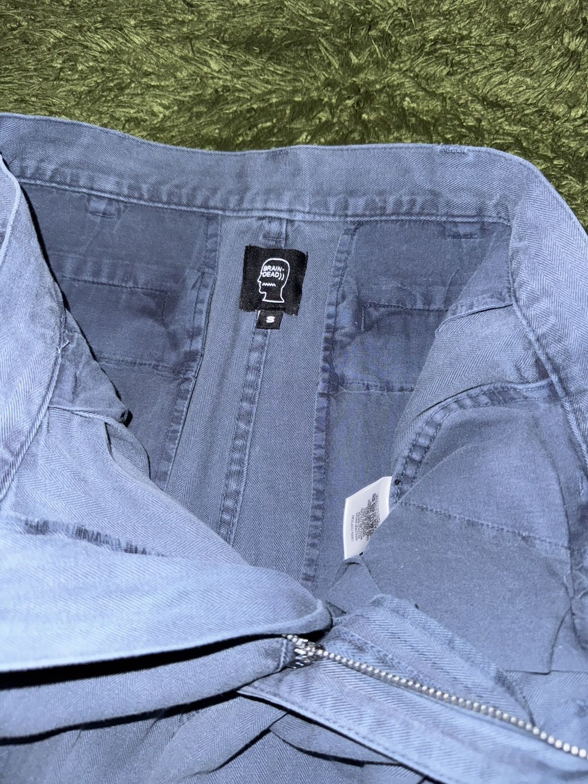 Brain Dead [S] BRAIN DEAD Pigment Dyed Herringbone Pants Size US 32 / EU 48 - 4 Thumbnail