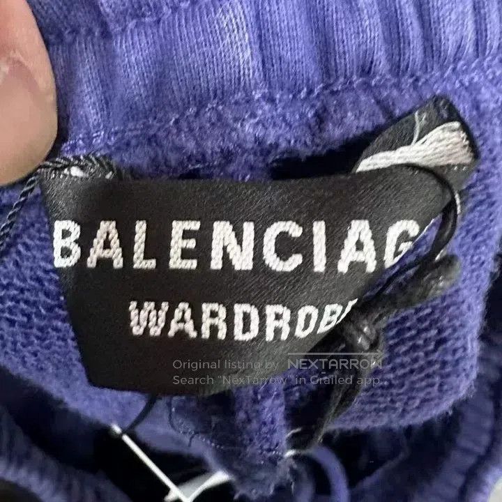 Japanese Brand Balenciaga Blue Coke Shorts M. Size US 30 / EU 46 - 2 Thumbnail