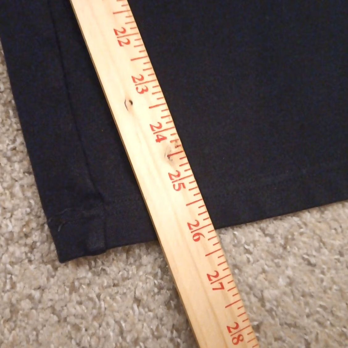 J. Jill J.Jill Cropped Pants Womens Size 6 Black Pockets 26x26 Mid Rise Nylon Rayon Spandex Flat Front Straight Inseam 26 Pants Women Size 28" / US 6 / IT 42 - 6 Thumbnail