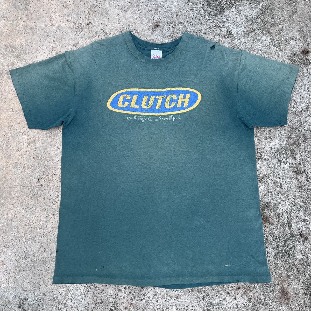Band Tees Vintage 90s Clutch Stoner rock Tour Tee XL Faded Thrashed Size US XL / EU 56 / 4 - 16 Thumbnail
