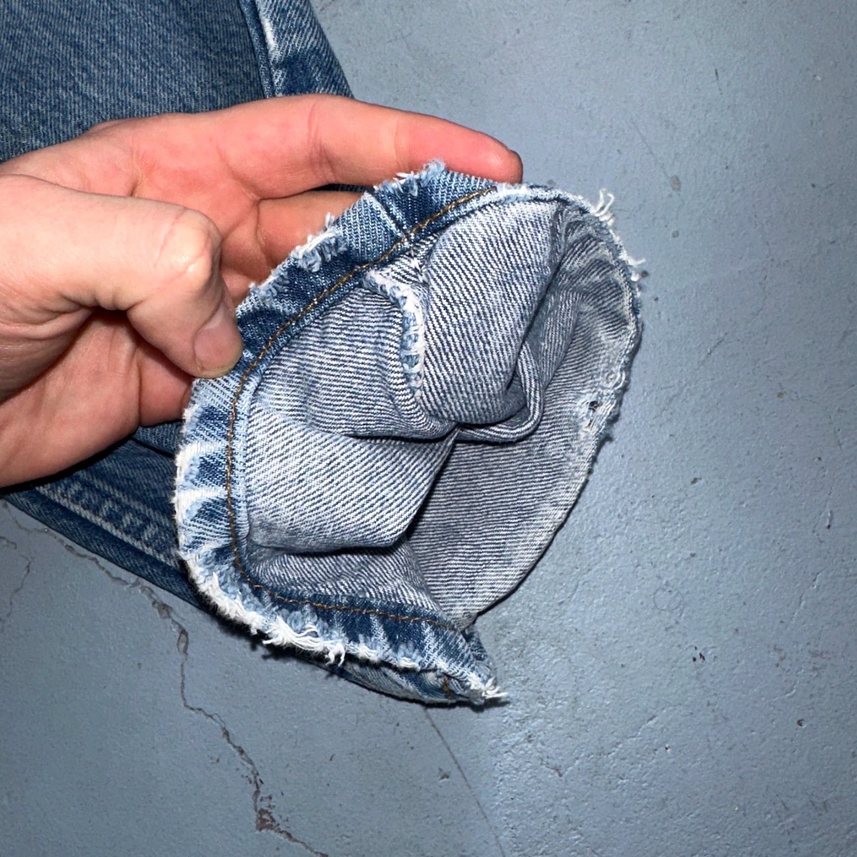 Levi's Levi's 517 Jeans Regular 34x27 Vintage 80s USA Orange Tab Bootcut Blue Denim Cotton Mens Size US 34 / EU 50 - 4 Thumbnail