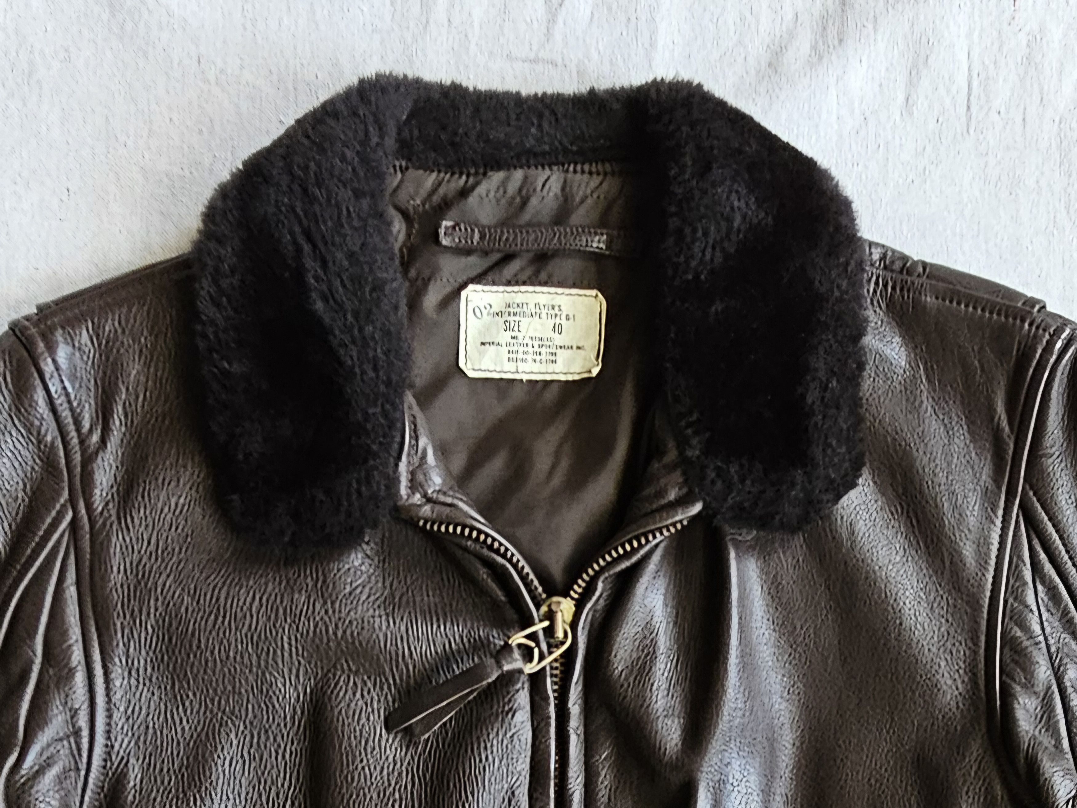 Other Vintage 1976 USN G-1 Flight Jacket Size US M / EU 48-50 / 2 - 3 Thumbnail