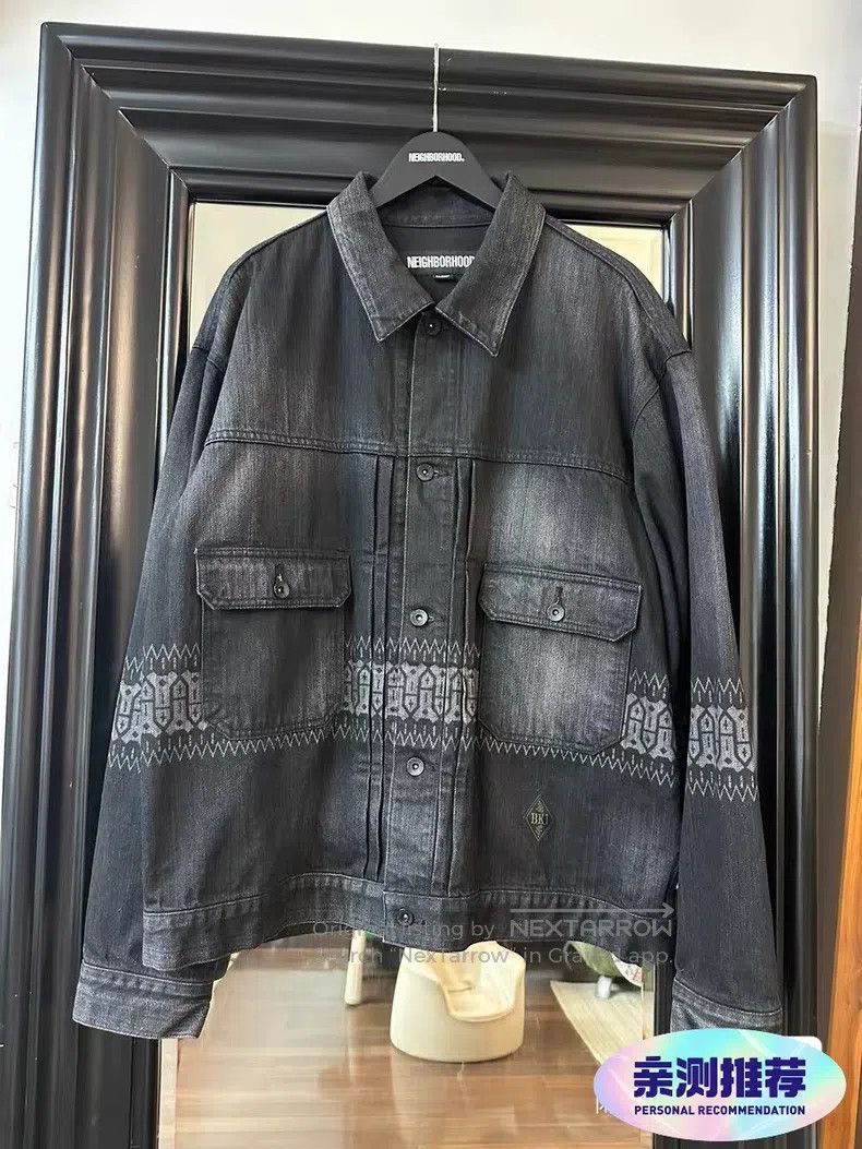 Neighborhood Neighborhood Washed Bullhide Jacket Size US XL / EU 56 / 4 - 1 Thumbnail