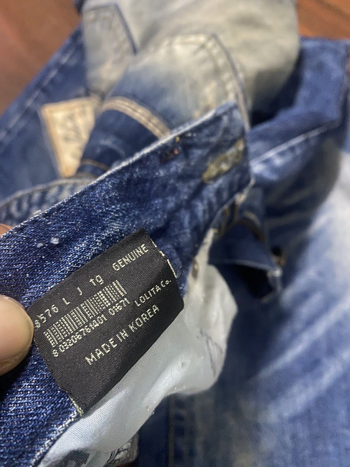 If Six Was Nine Rare LOLITA BY CONCEPT CLUB BY EXOTIC DENIM BUCKLE PANTS Size US 35 - 22 Thumbnail